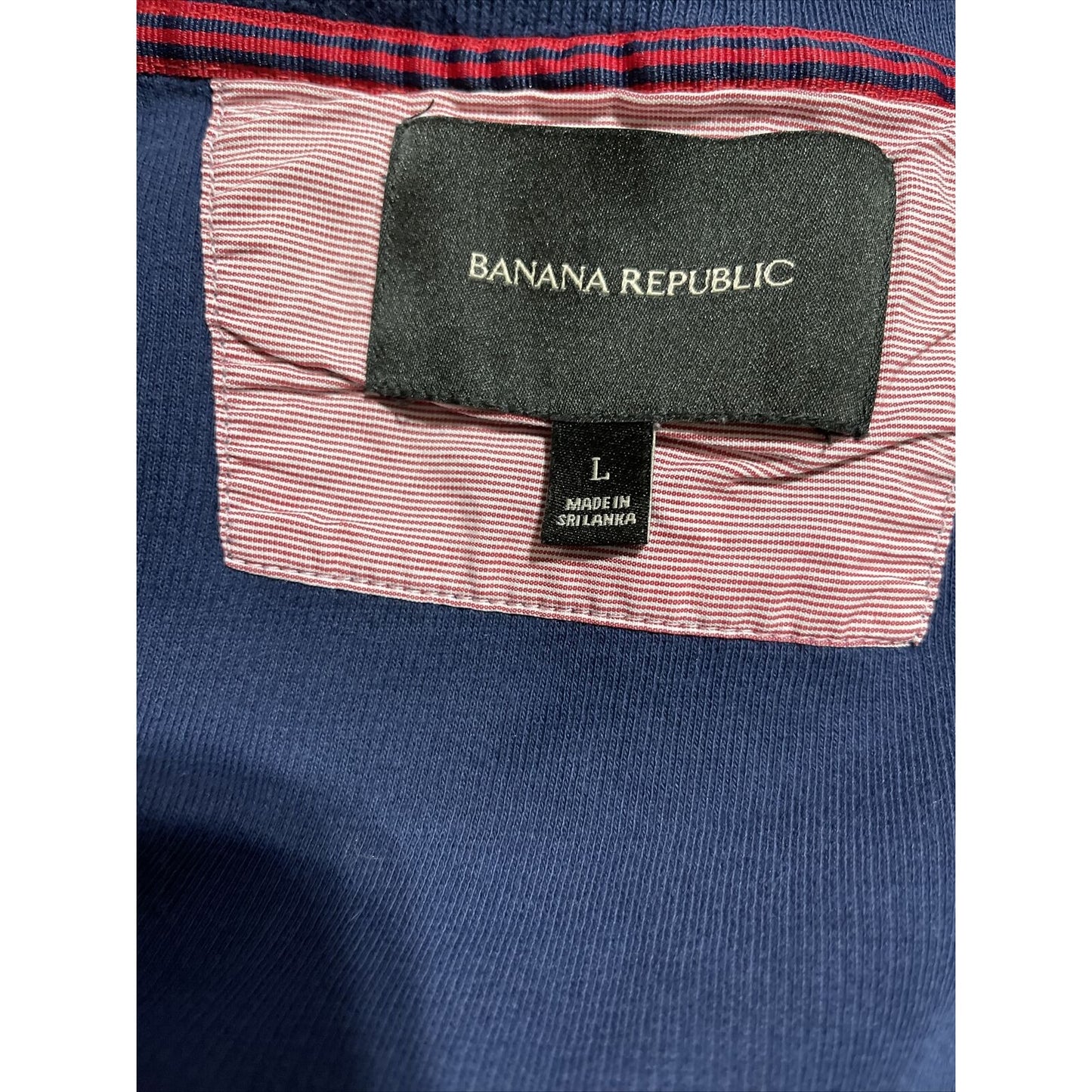 Men’s Banana Republic Navy Blue Zip Up Jacket large