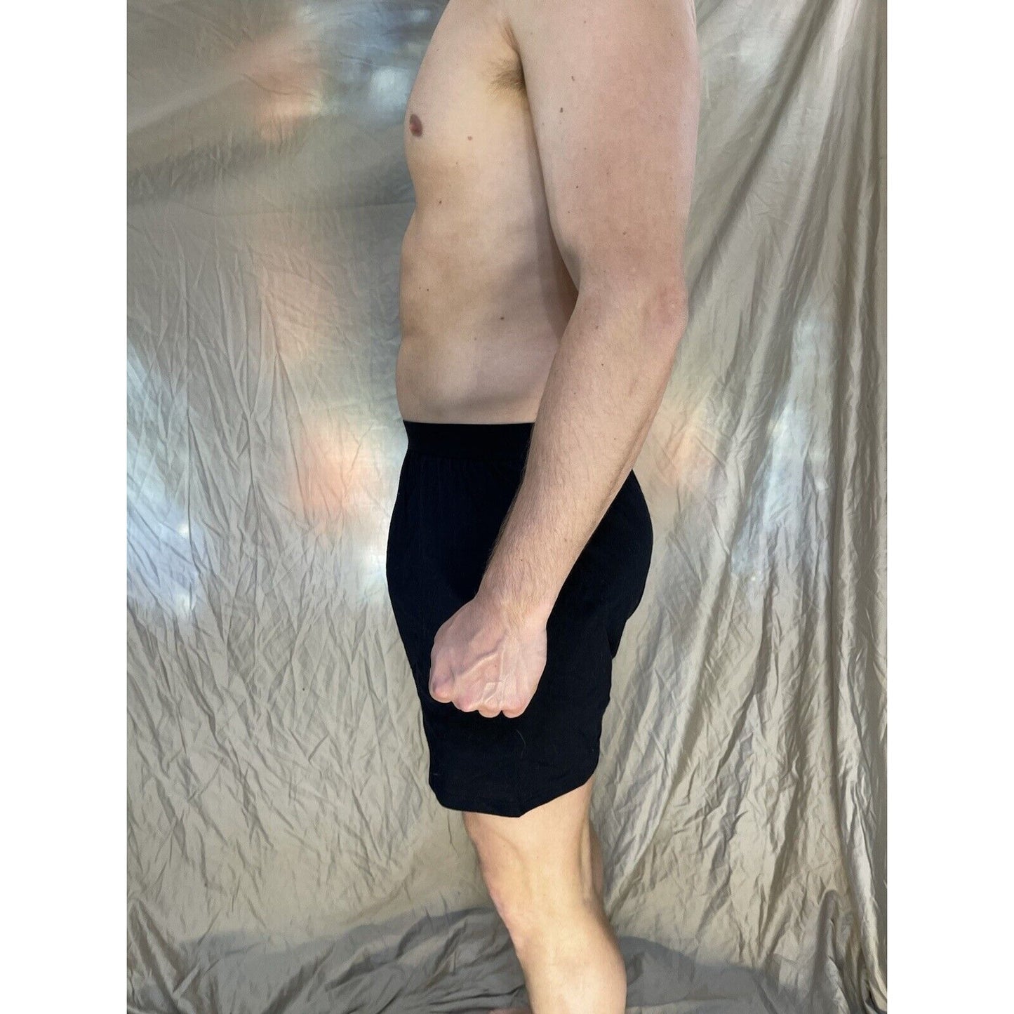 men's black innersy cotton blxer shorts knit boxer Medium