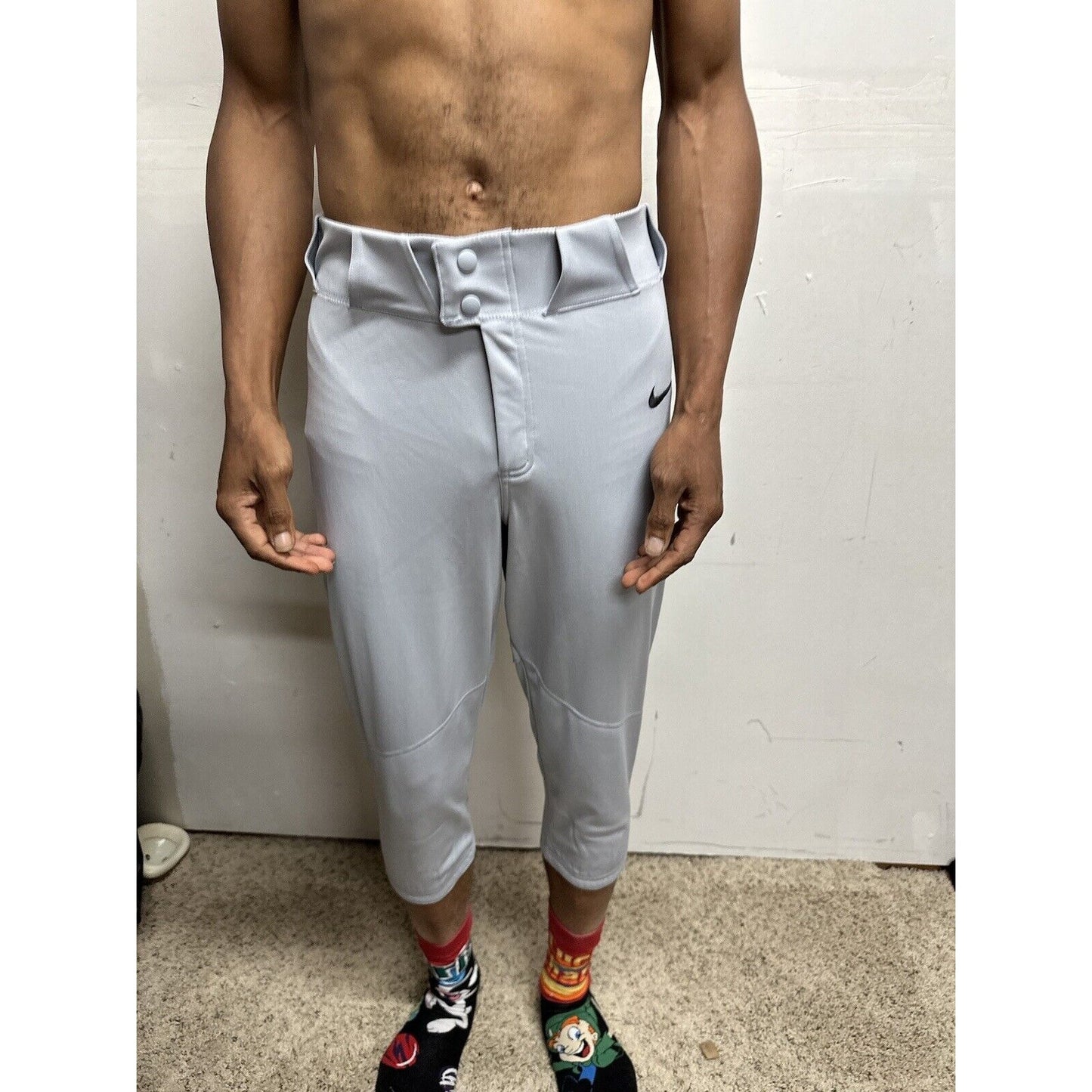 Men’s Gray Team Nike Large Baseball Pants