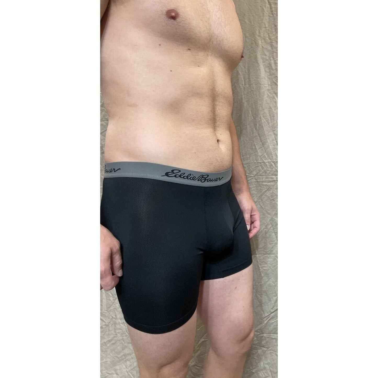 men's eddie bauer Large Black boxer brief