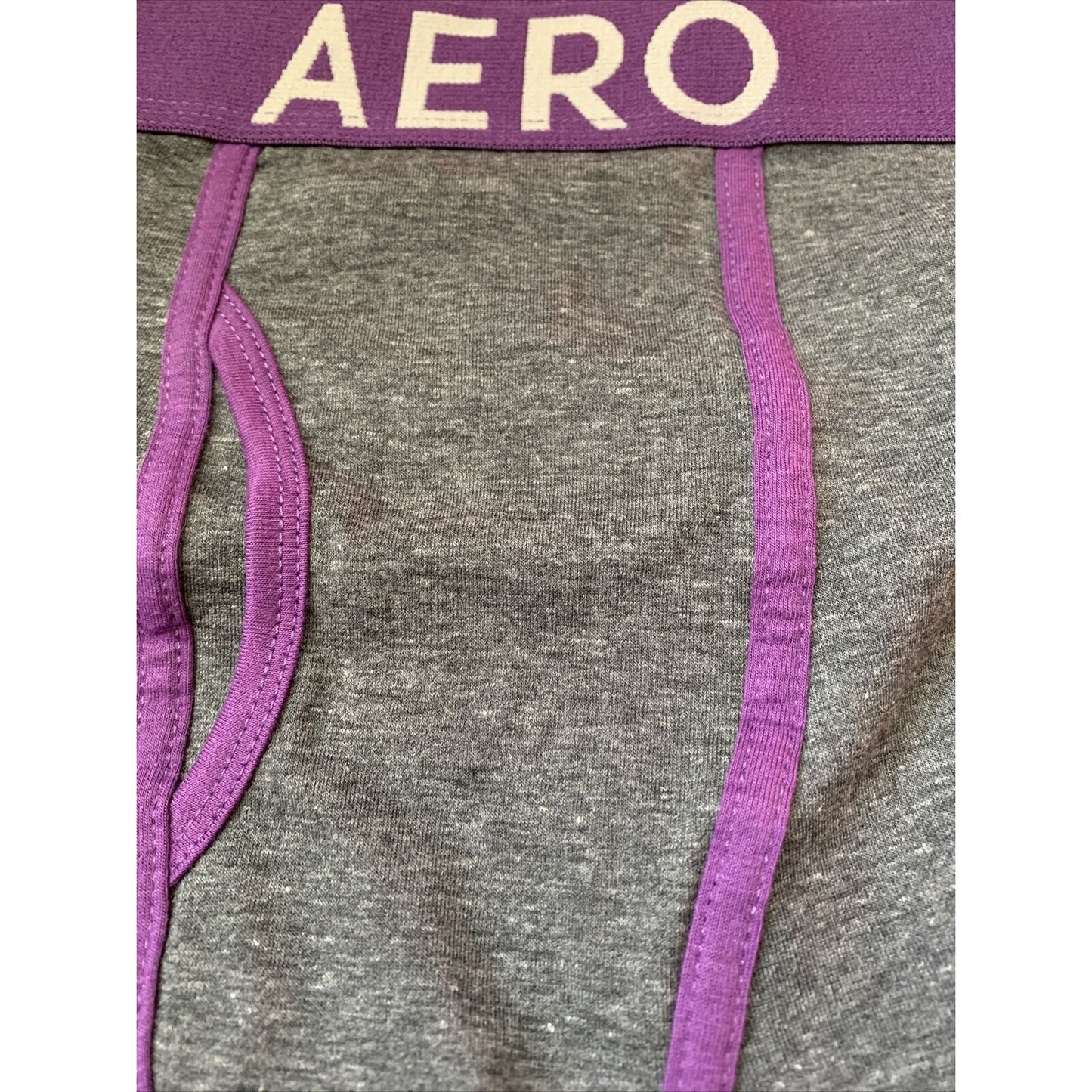 Aeropostale Stretch Boxer Briefs Dark Gray Men’s Large - 5% Spandex