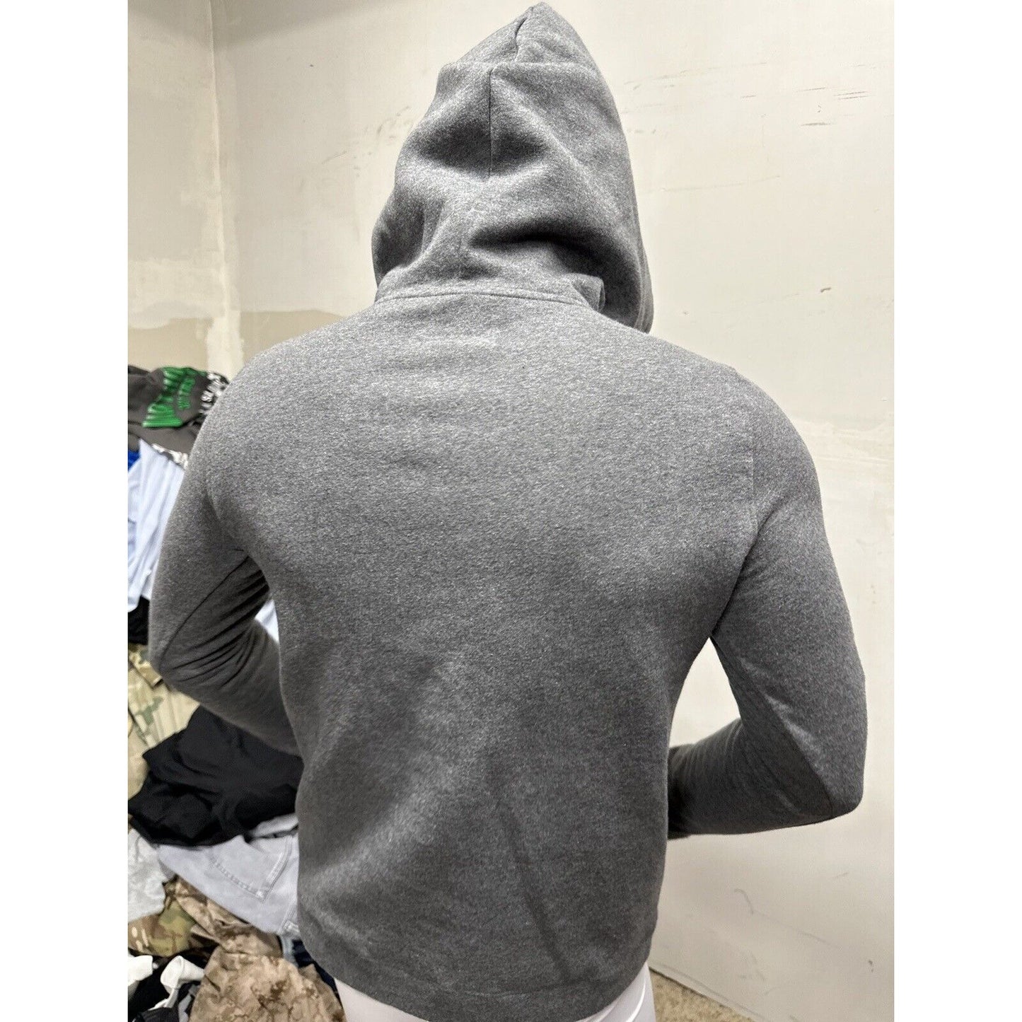 Men’s Gray OC Lacrosse Under Armour Loose Cold Gear Small Hoodie