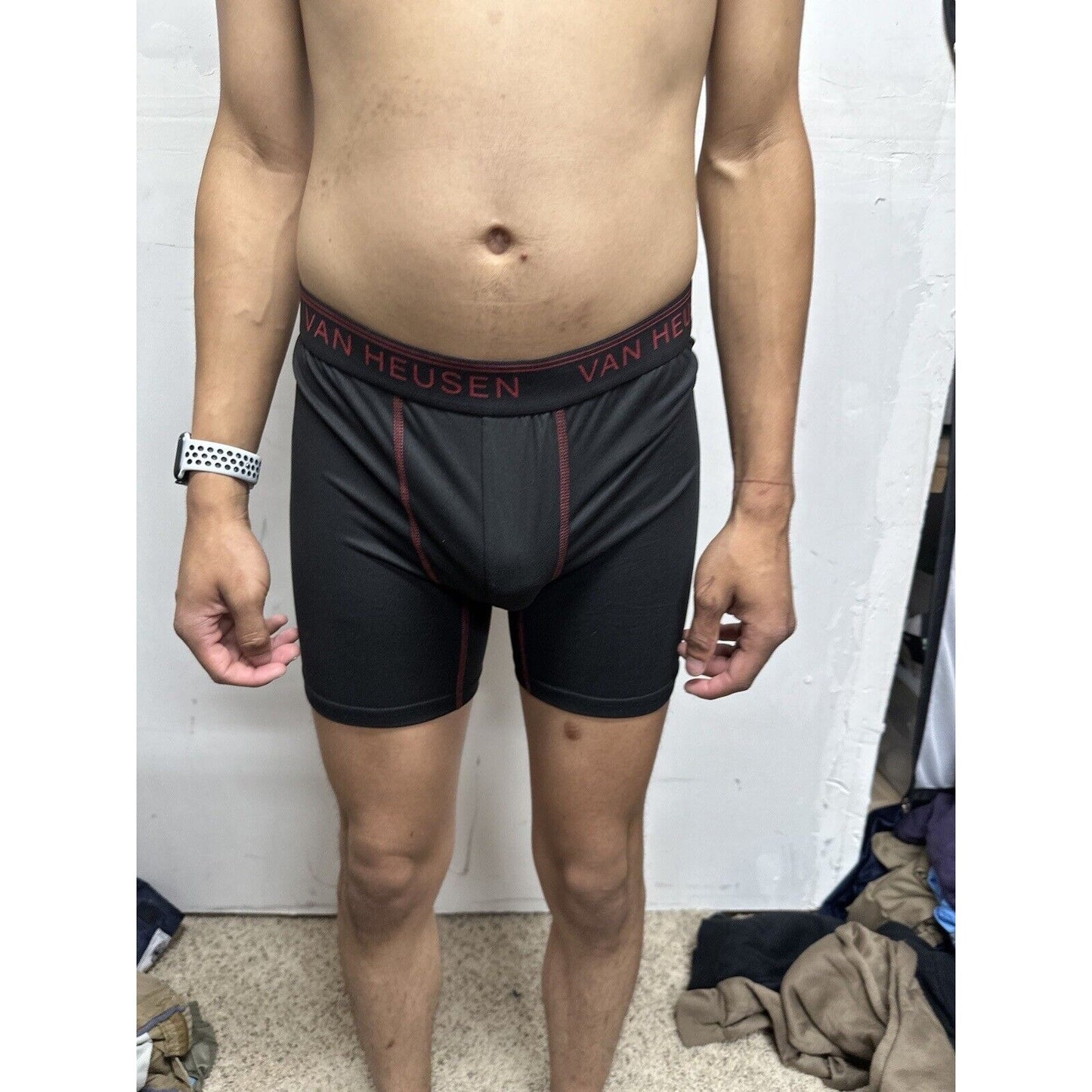 Men’s Black Van Heusen Medium Compression Shorts