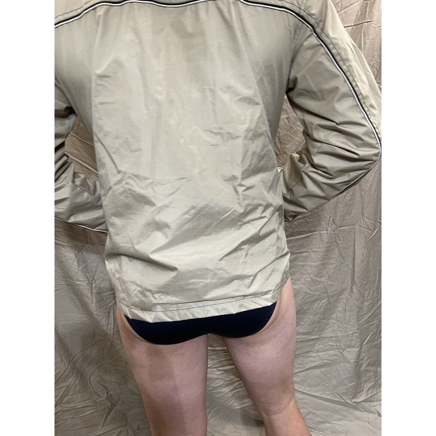 Men's PCI XL Pikes Peak Colorado full zip tan windbreaker