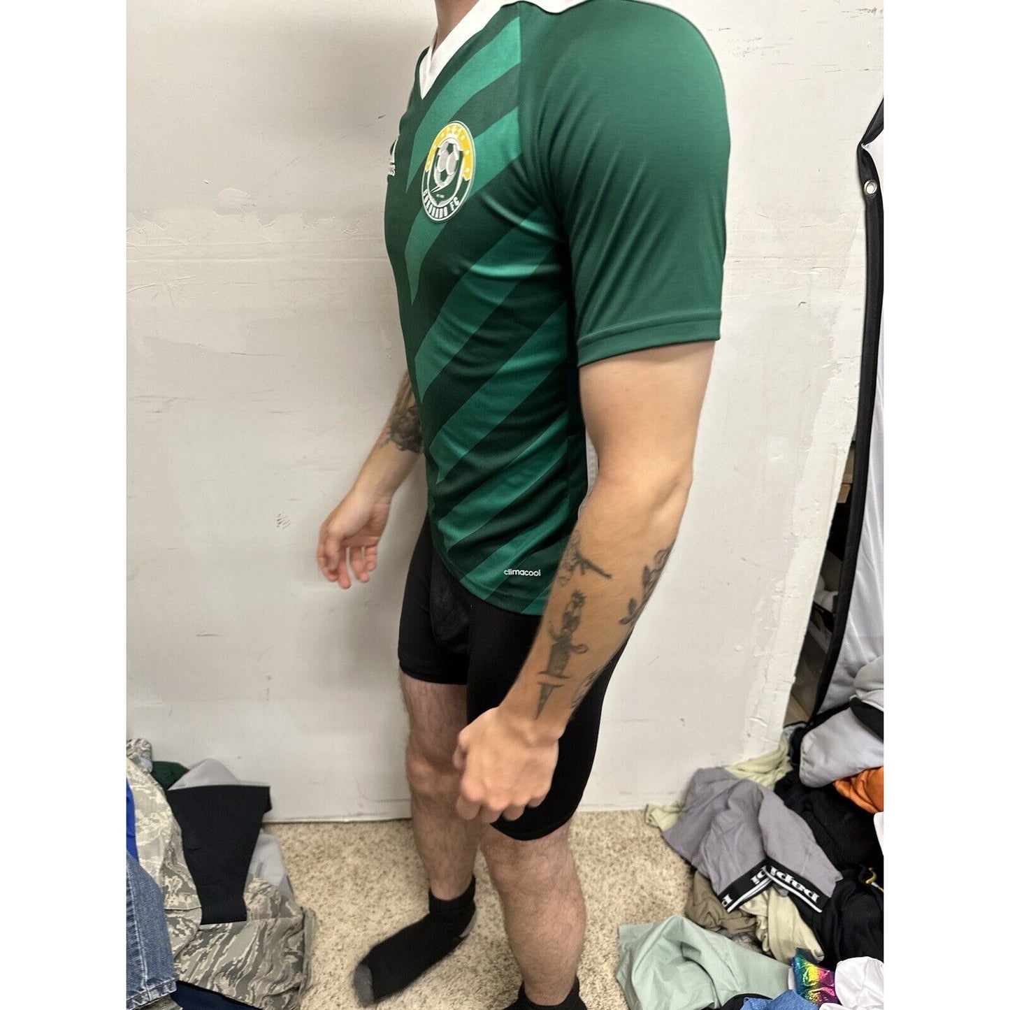Youth Teen Large Green Adidas Coronado FC Soccer Jersey