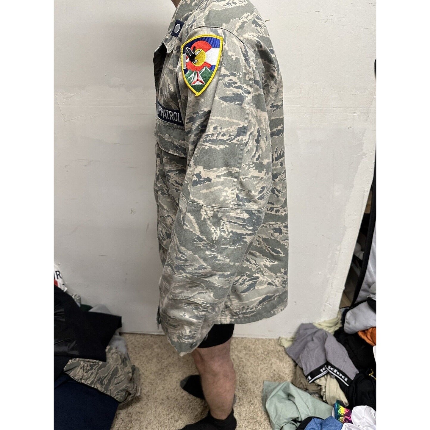 Men’s 42R Abu Airman Battle Uniform USAF Civil Air Patrol Blouse Top