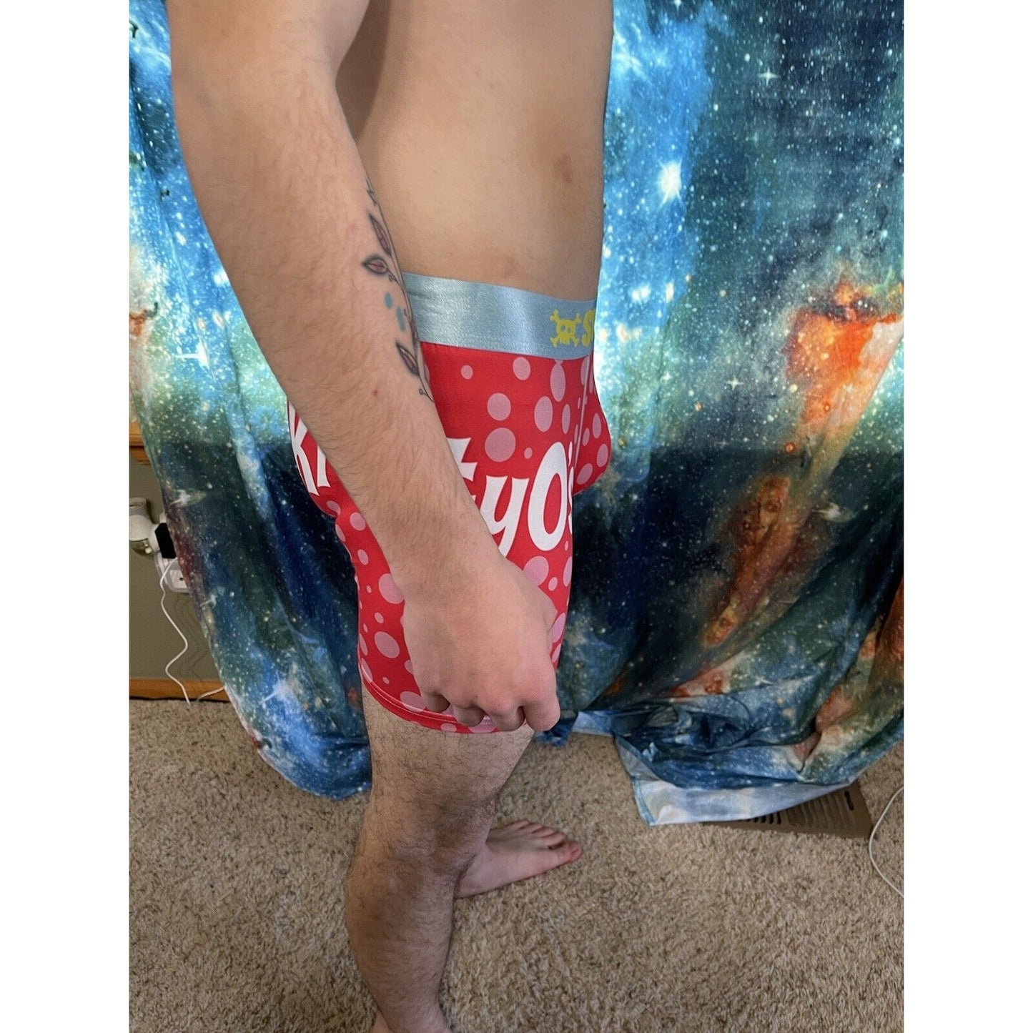 NWT Swag Boxers The Simpsons Krustyos Mens Boxer Briefs M Red New And Unworn