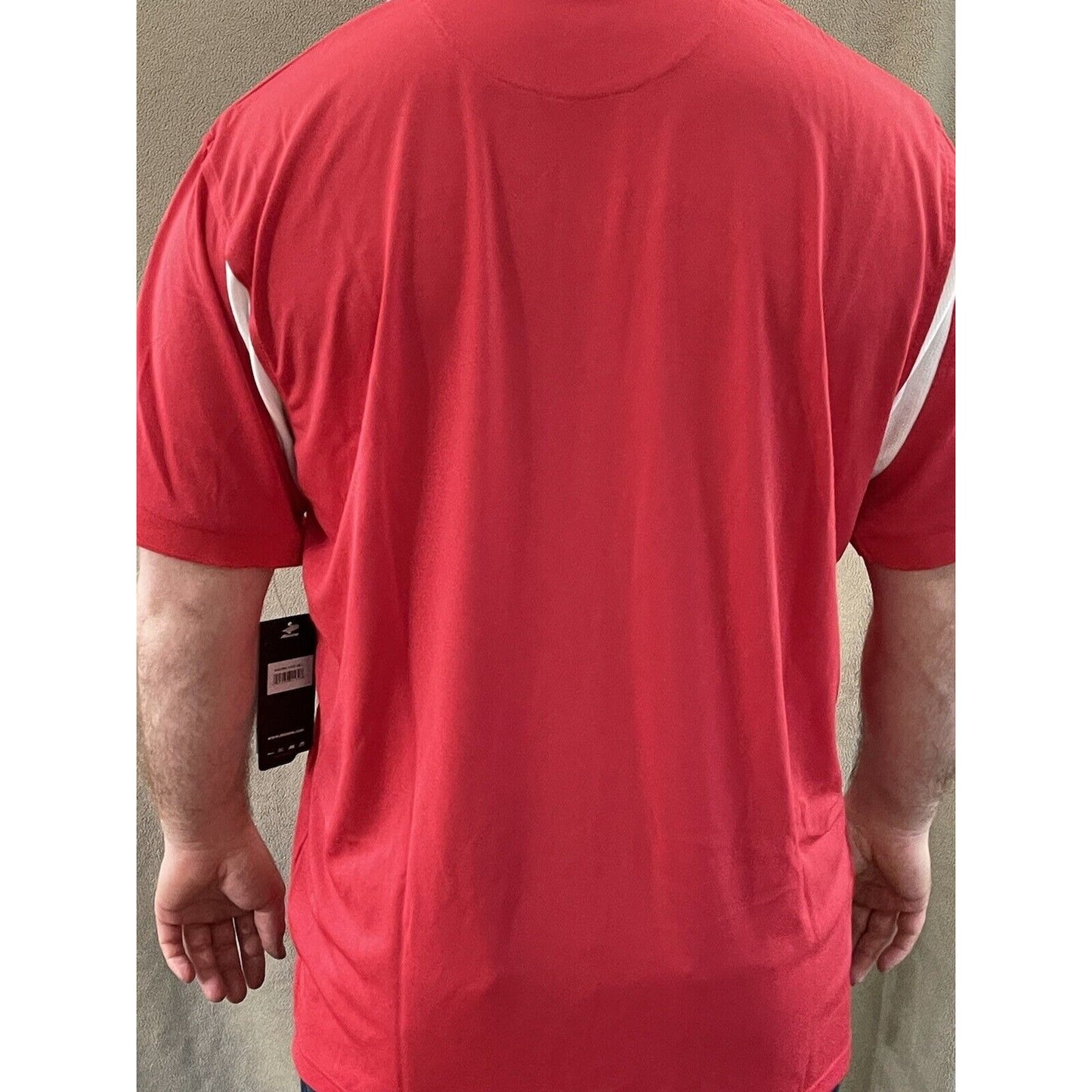 Mizuna USA Volleyball Men’s Large Red Shirt Lightweight Performance