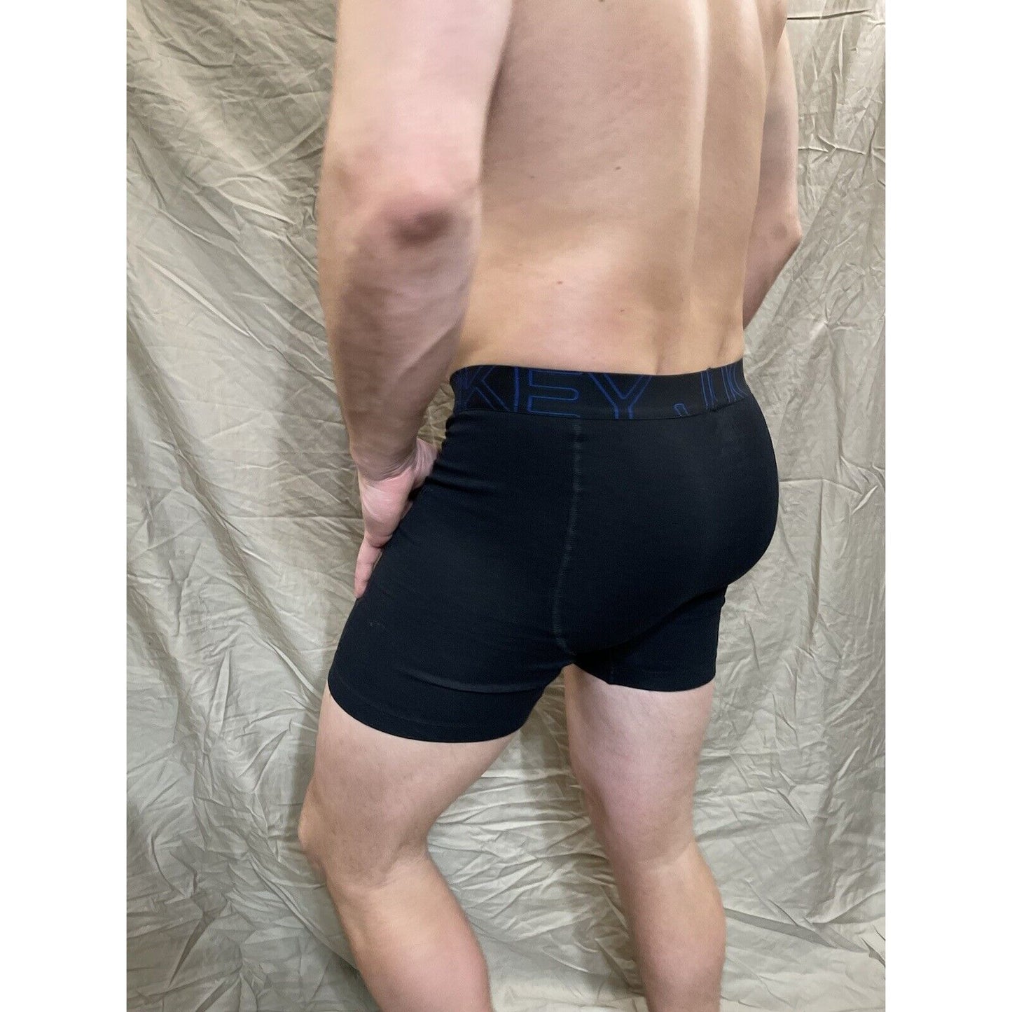 men's black jockey medium boxer briefs active blend midway brief New And Unworn