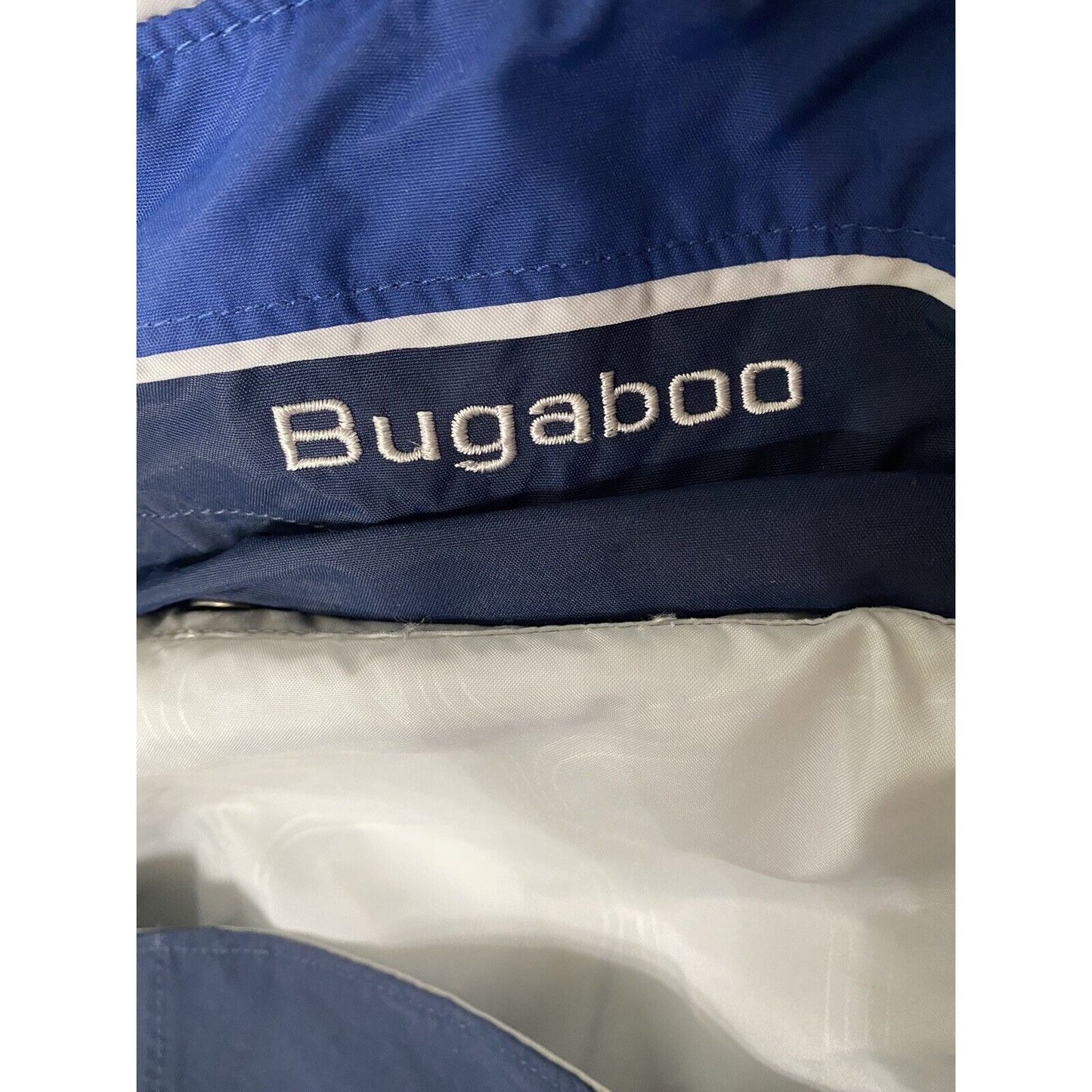 Vintage Columbia Bugaboo Mens XL Blue, Black & White Ski Full-zip Jacket