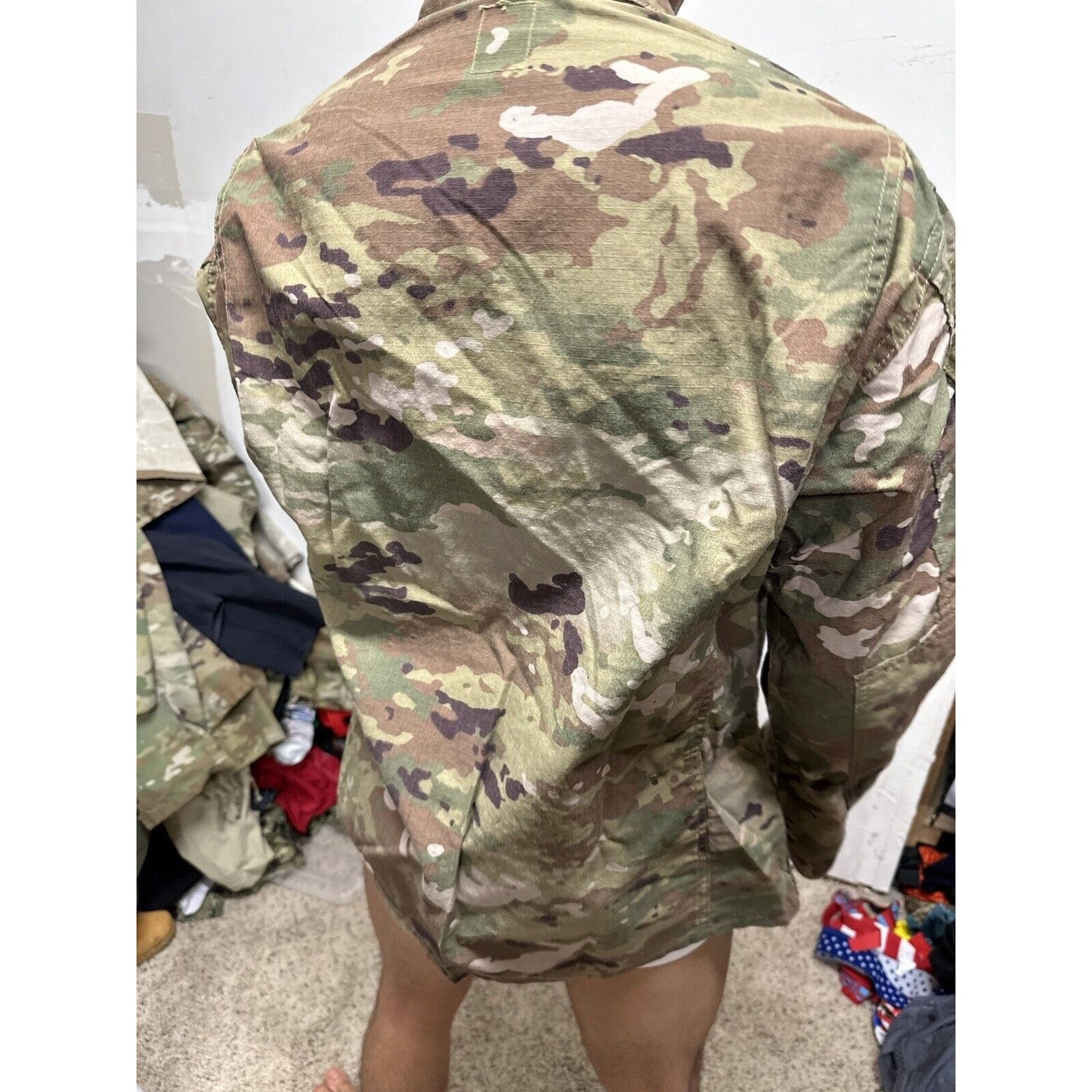 Men’s Warrant Officer Rank Ocp Top Blouse Army Air Force Combat Small Short