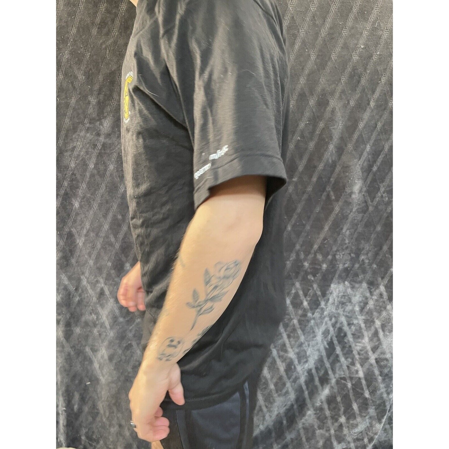 men’s black XL army rotc start strong short sleeve t-shirt
