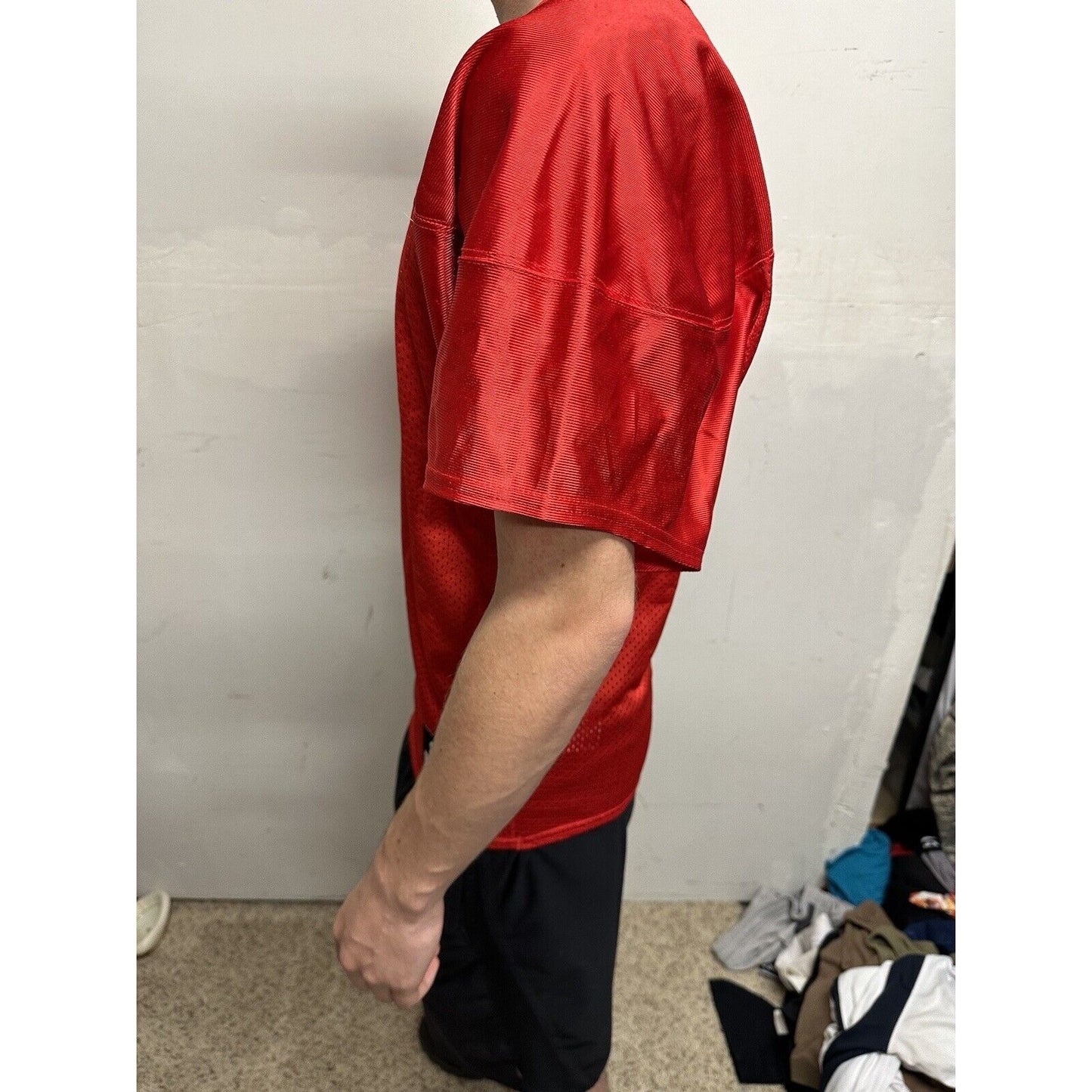 Men’s Red Nike Small Football Jersey