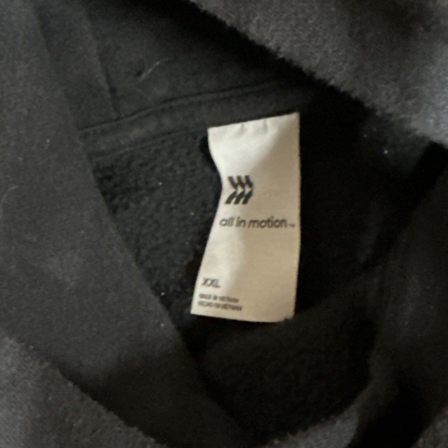 Men’s Black XXL All In Motion Pullover Hoodie Sweater