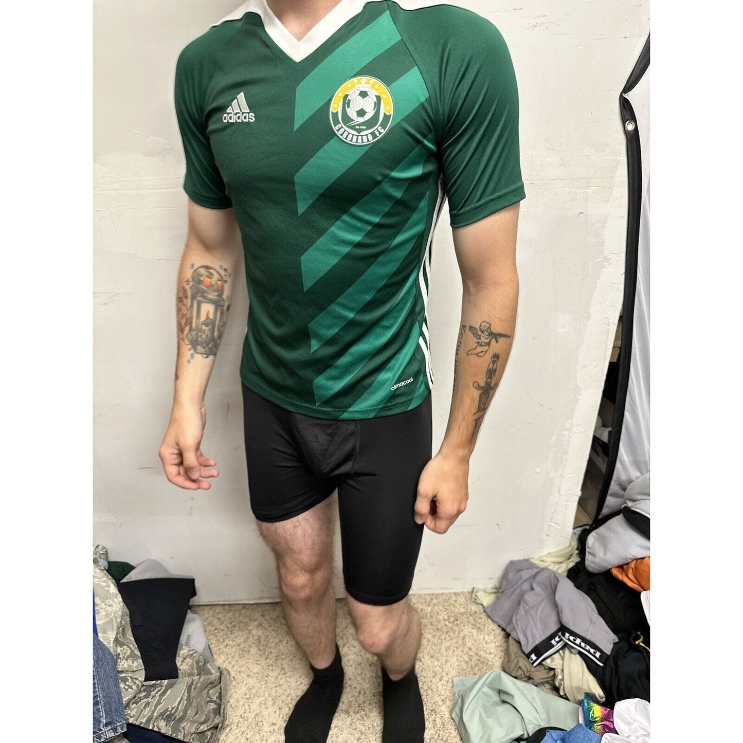 Youth Teen Large Green Adidas Coronado FC Soccer Jersey
