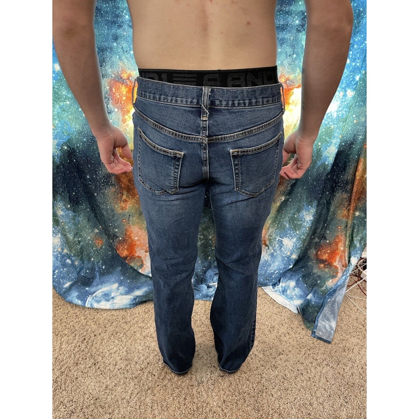 Men's Old Navy Boot-cut 30 x 32 blue jeans