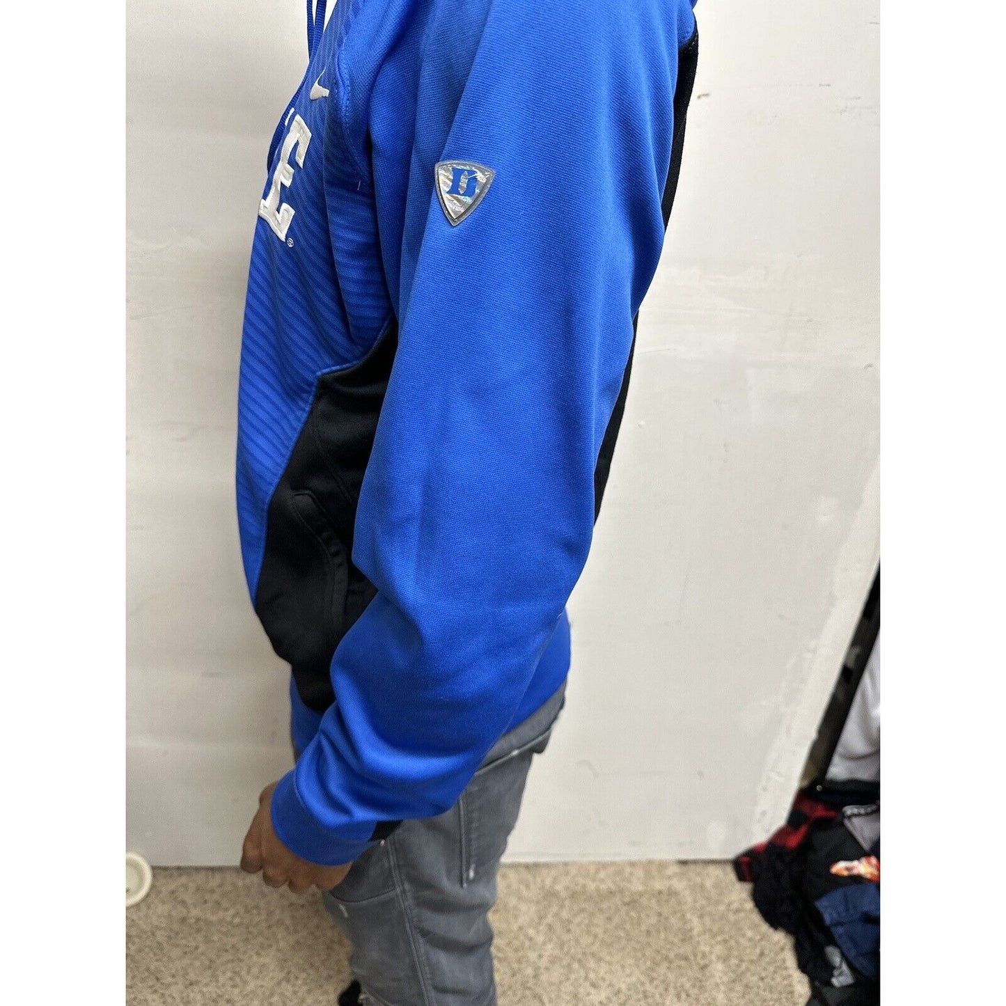 Men’s Blue Medium Nike Therma-fit Hoodie Duke