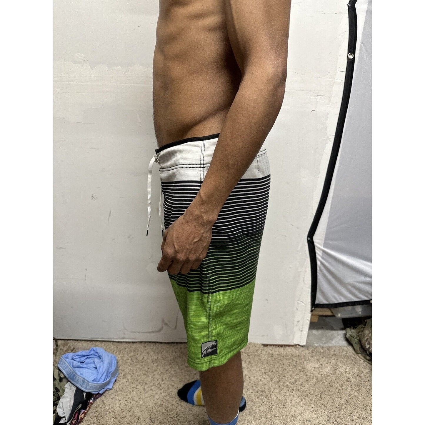 Men’s Striped Multicolor John John Fits Like A Medium Bathing Trunks O’Neill