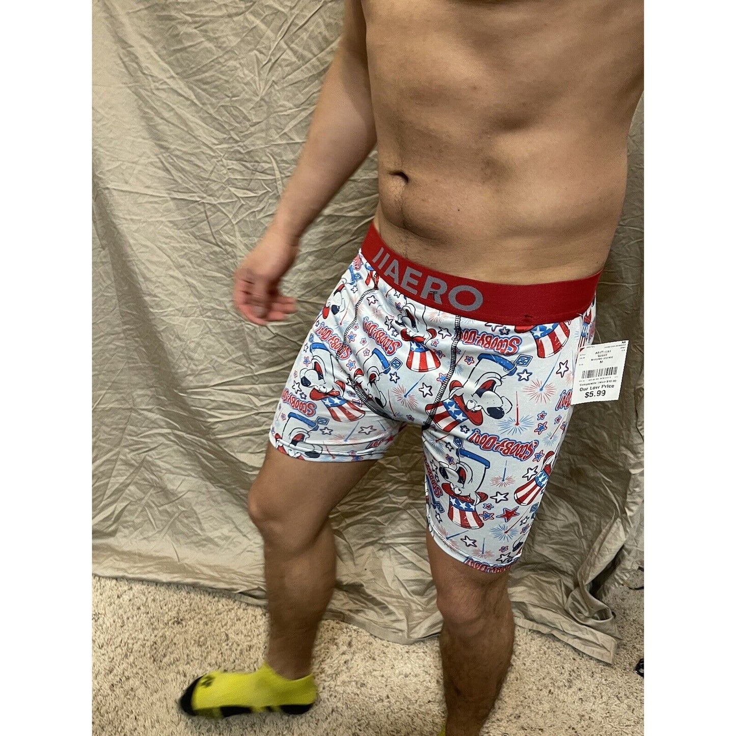 men's AERO Aeropostale Scooby Doo limited edition performance boxer briefs M