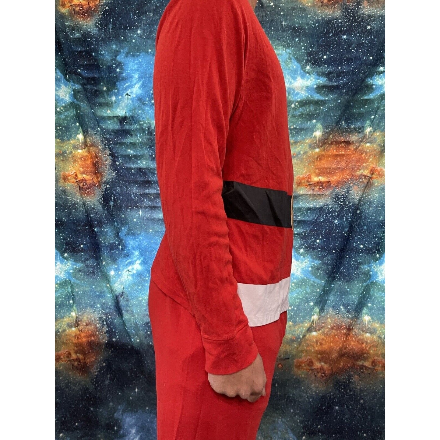 Santa Pajamas Top and Bottom Red Costume Lounge sleepwear XL