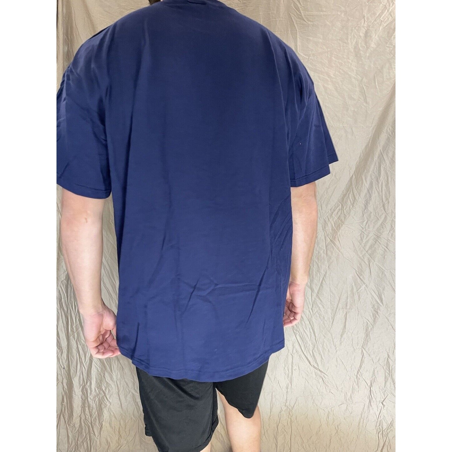 men's navy blue air force short sleeve t-shirt 2XL