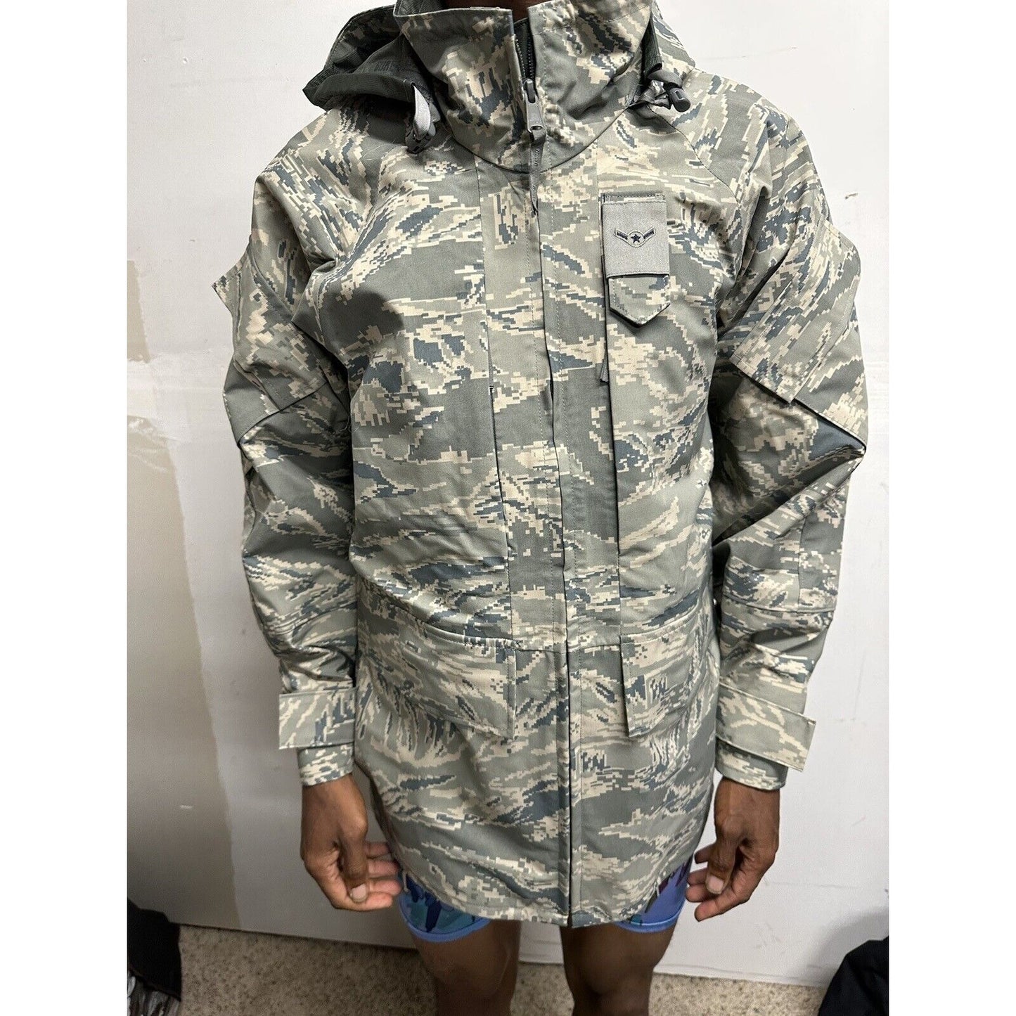 Men’s Small Short Abu Airman Battle Uniform Gore-Tex Jacket Parka Civil Air Patrol
