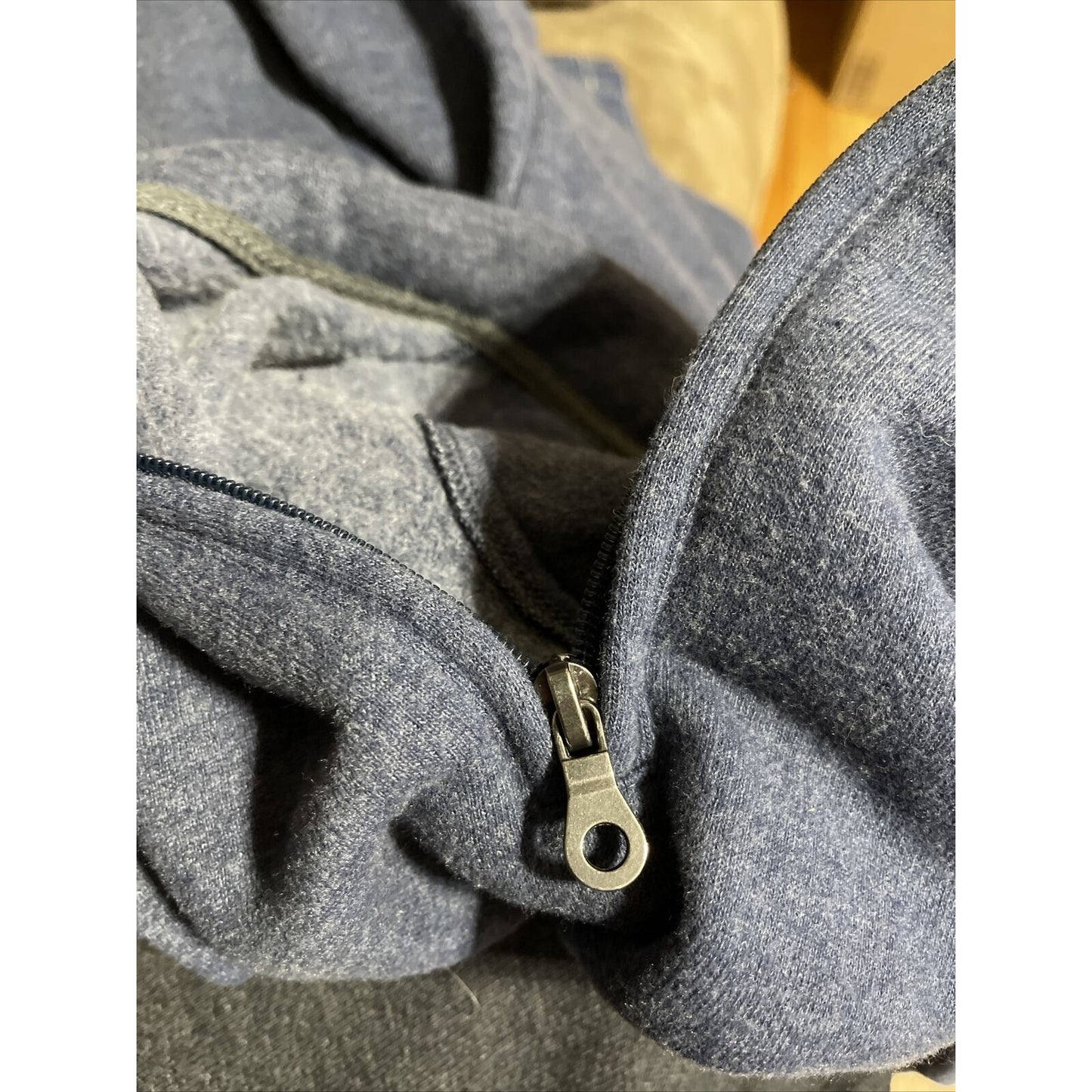 Croft & Barrow Quarter Zip Sweatshirt Men's Size 2XL XXL Slate blue Cotton Blend