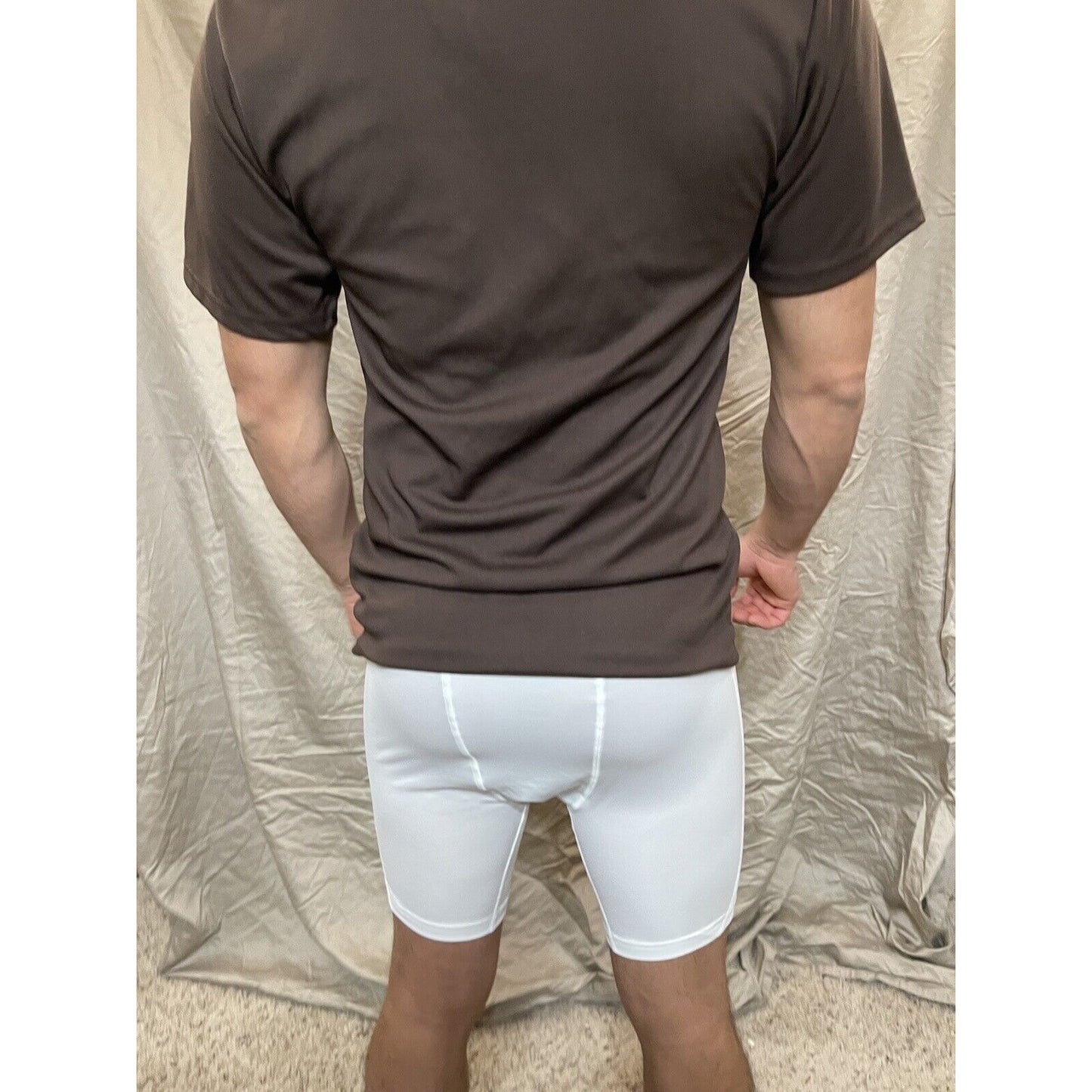 Men's Augusta Sportswear Moisture Management Athletic shirt Brown Small