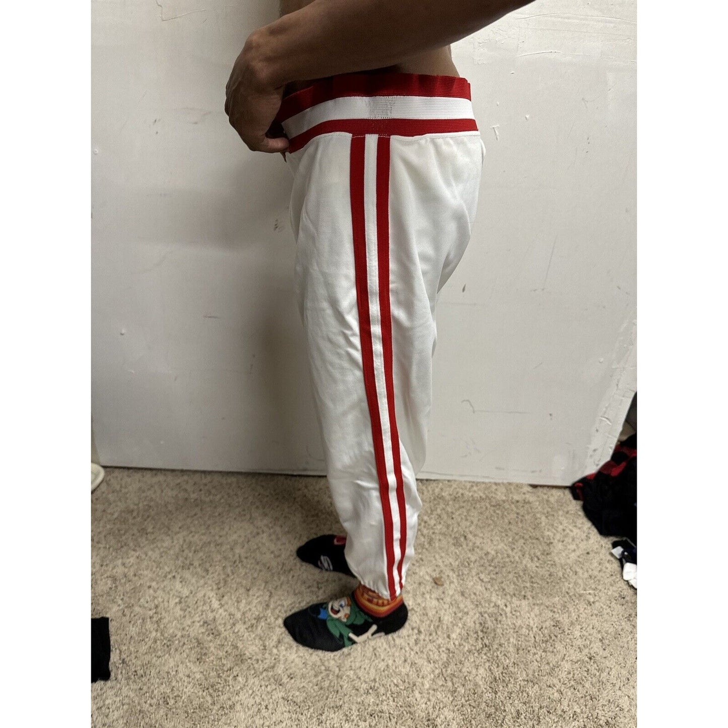Men’s Pride XL Baseball Pants White And Red
