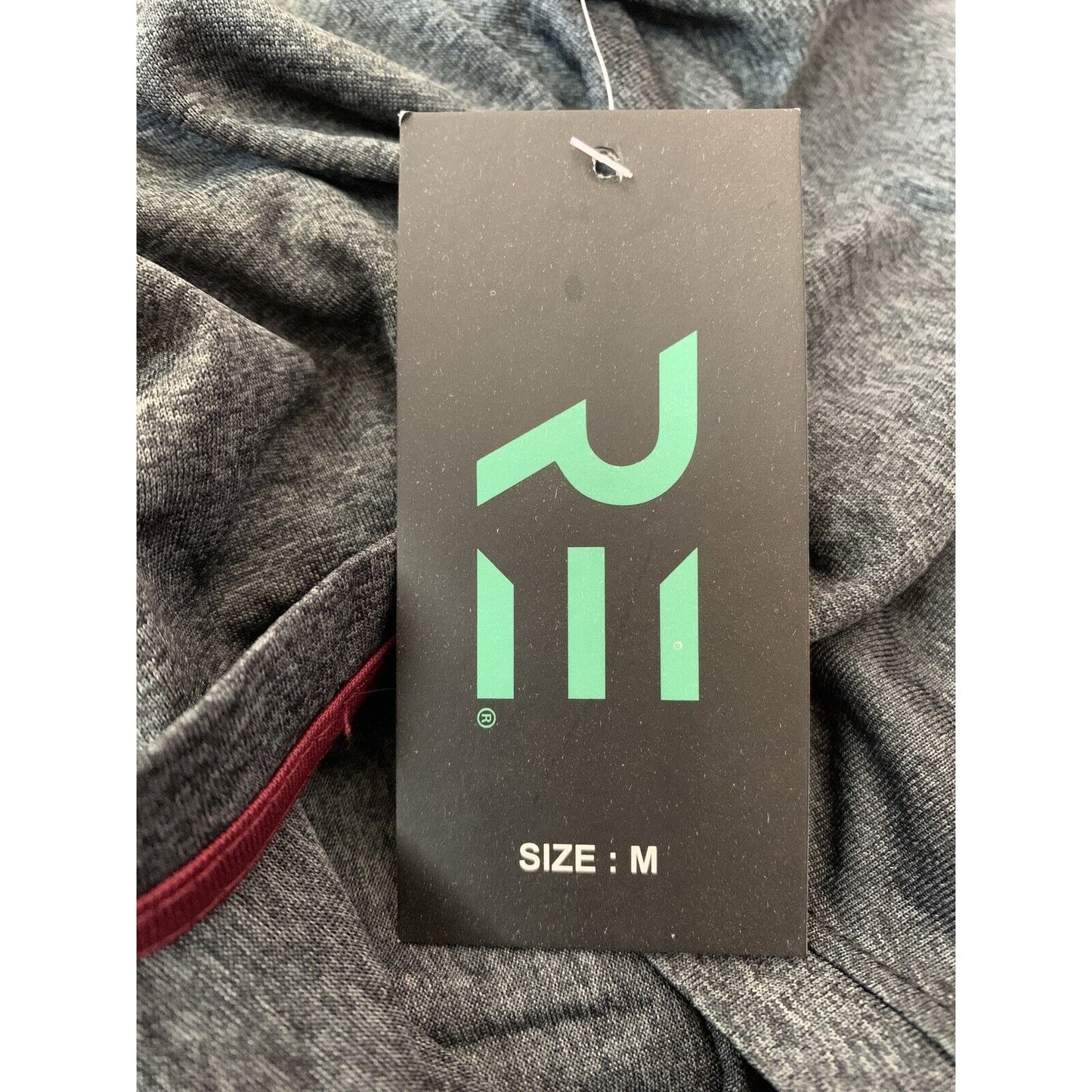 RE Performance T-Shirt Grey And Maroon