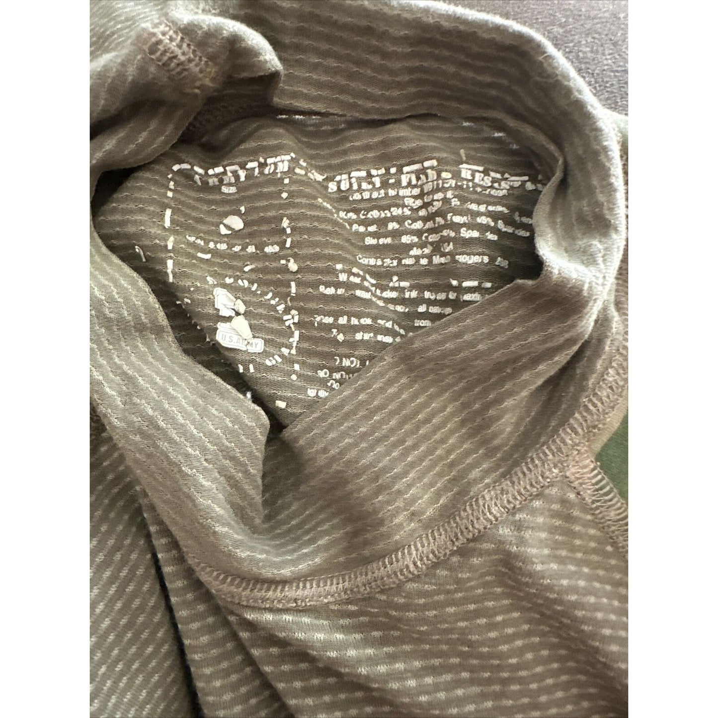 Men’s Army Combat Shirt Flame Resistant Size Small Ocp Pattern