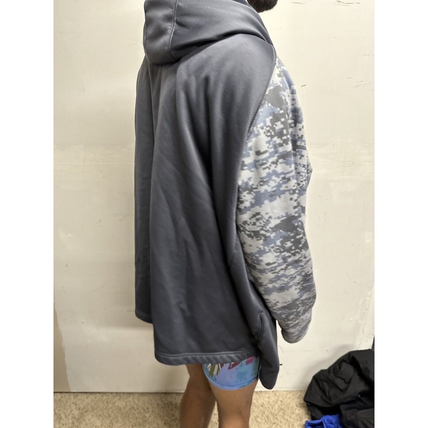Men’s Colosseum 3XL Gray Camo Alabama Roll Tide Full Zip Hoodie Jacket