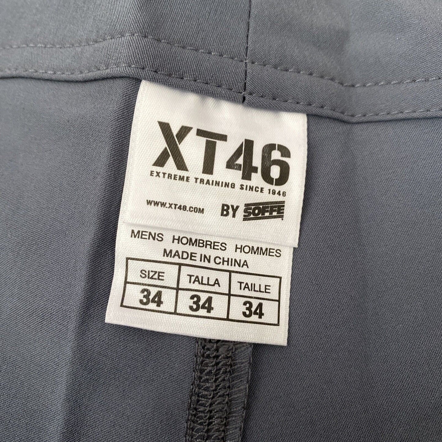 Soffe Extreme Training XT46 Men’s 34 M Gray & Orange Utility Board Shorts NWT