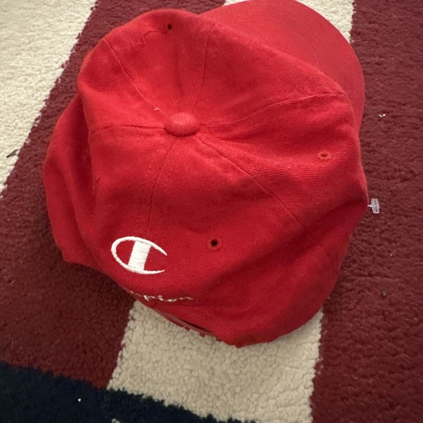 Red Nebraska Champion Baseball Cap Hat