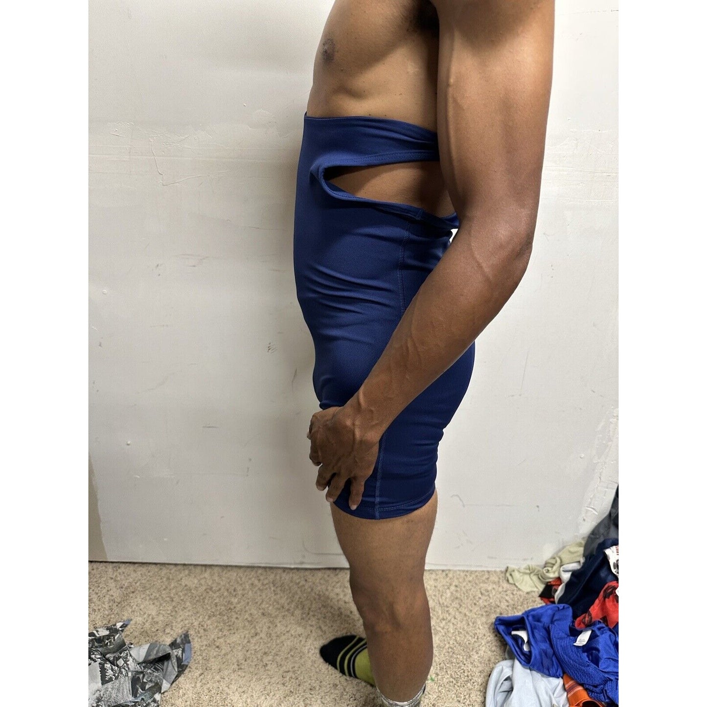 Youth Boy’s XL Wrestling Singlet Navy Blue