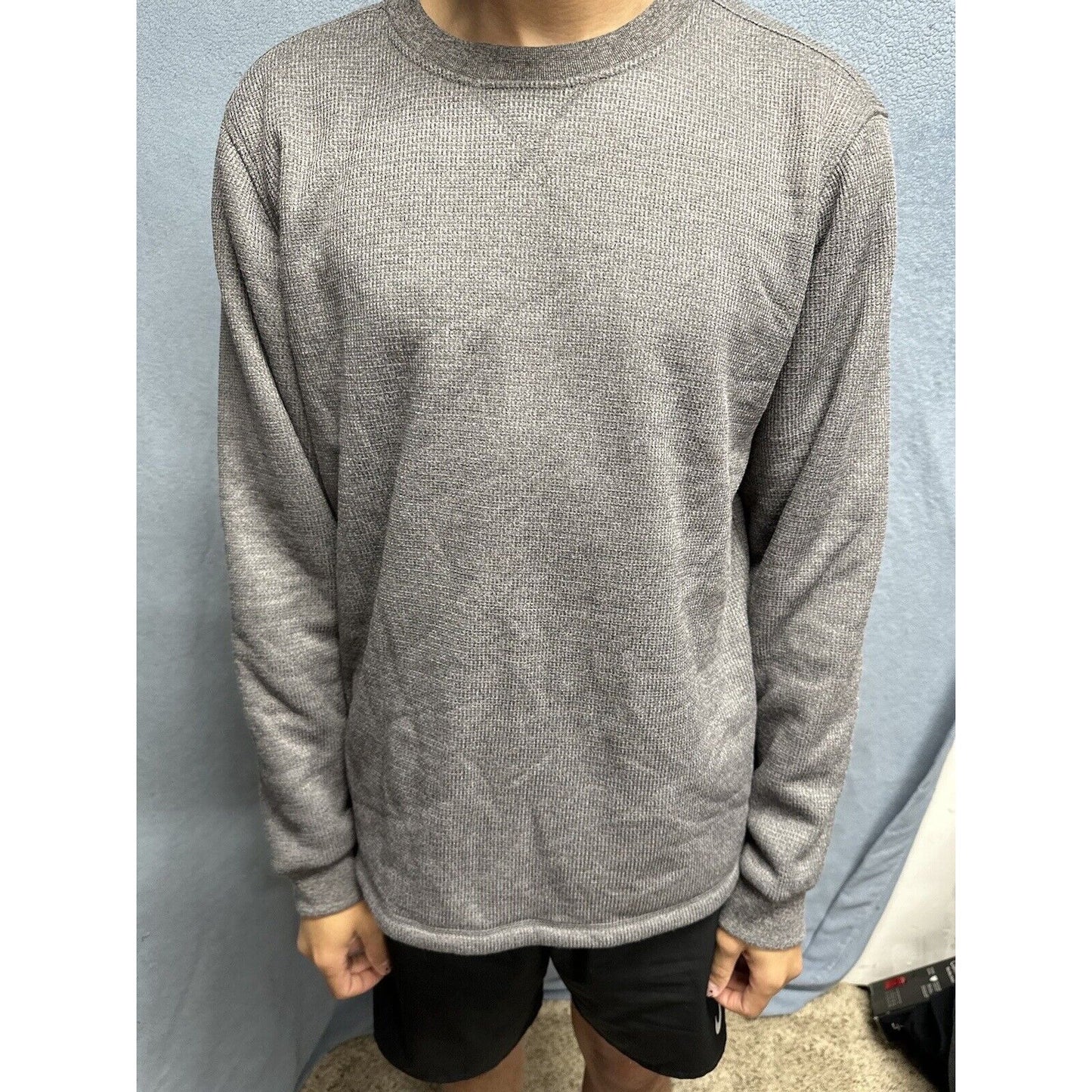 Men’s Pullover Gray B.C. Clothing Heritage Sweater Large