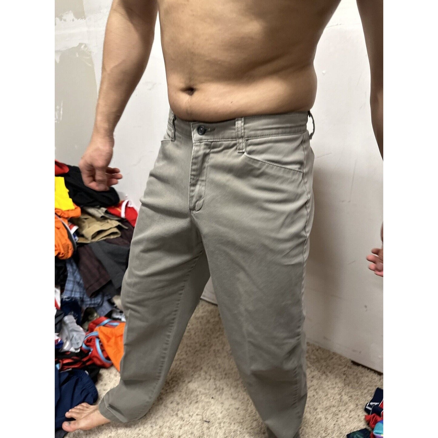 Men’s Lee At The Waist 8 Short Grey Pants perhaps women’s jeans?