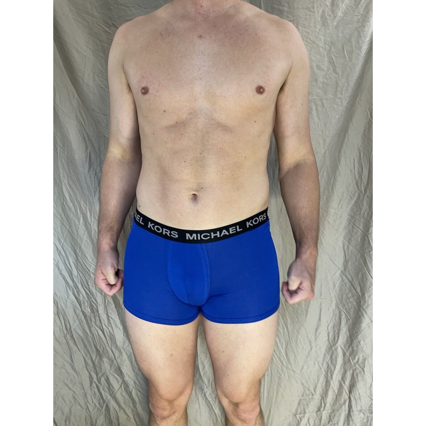 men's michael kors stretch factor pride boxer briefs Blue Medium