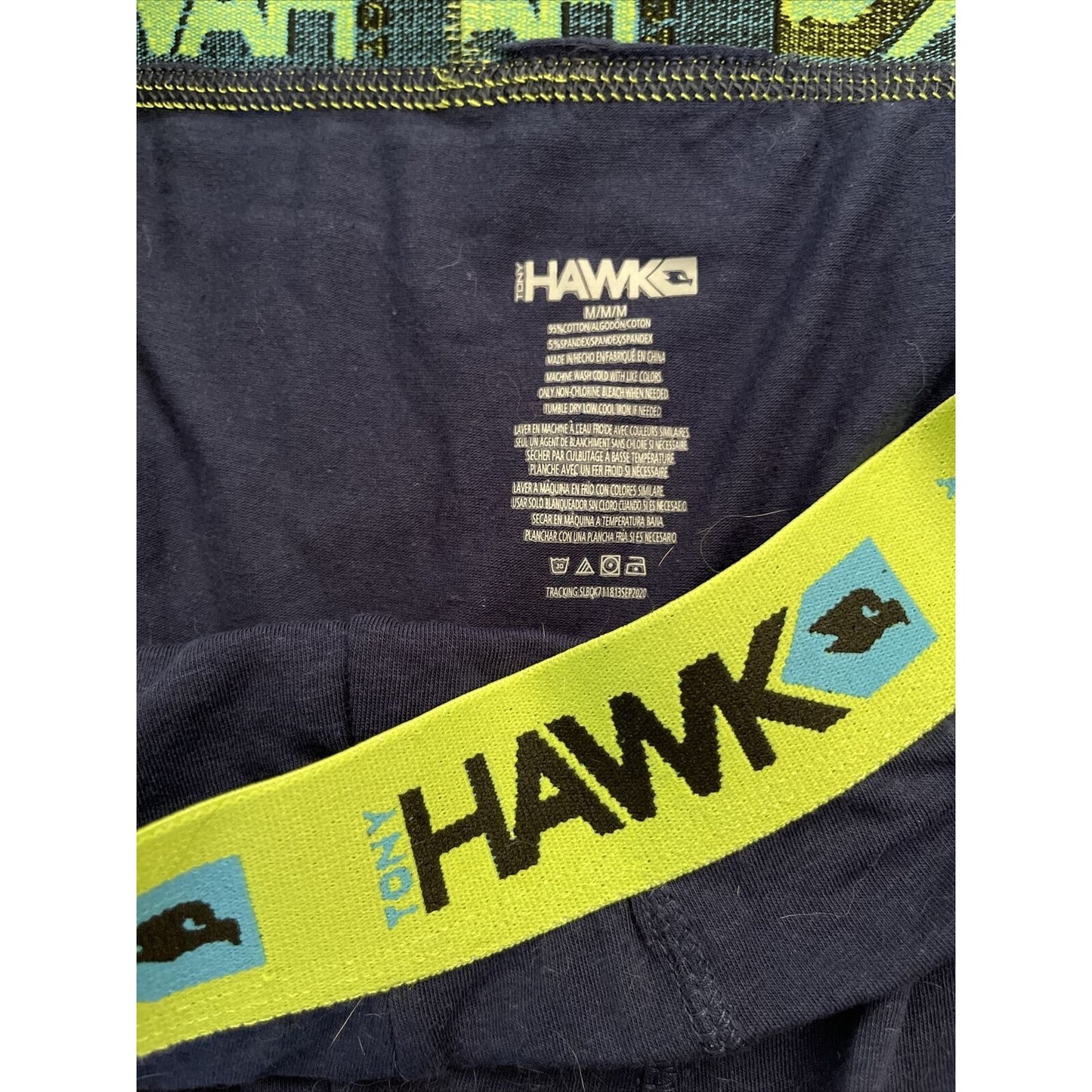 Men’s Medium Navy Blue Tony Hawk Compression Shorts