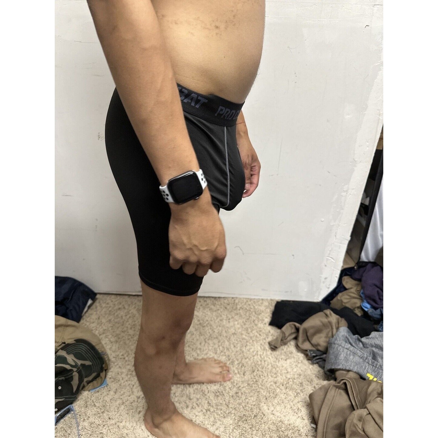 Men’s Pro Combat Medium Black Compression Shorts