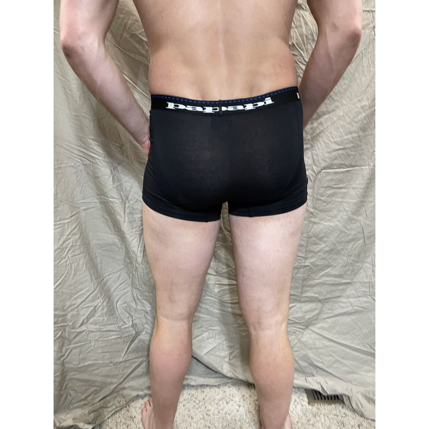 men's black papi small compression shorts