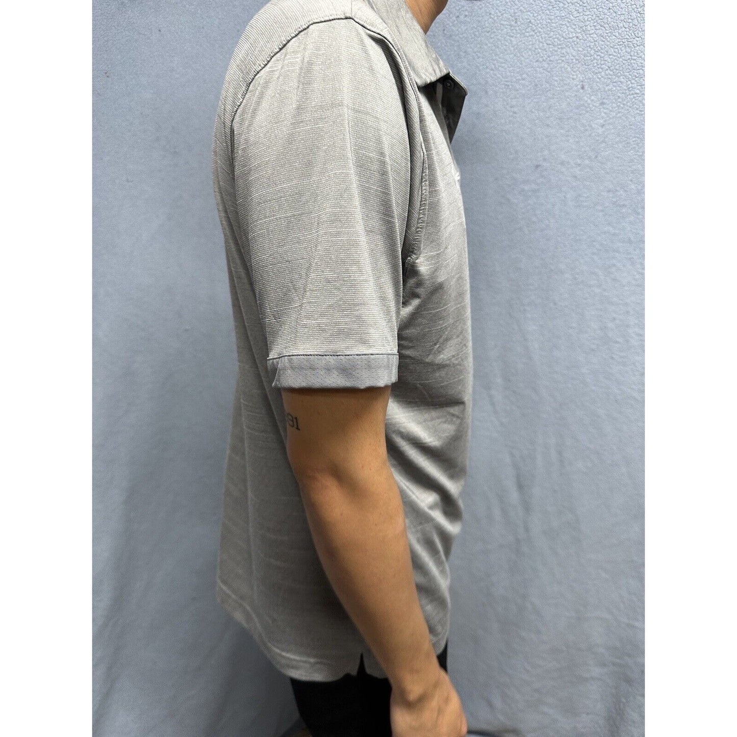 Men’s Gray Vista Ridge High School Under Armour Loose Large Polo Shirt