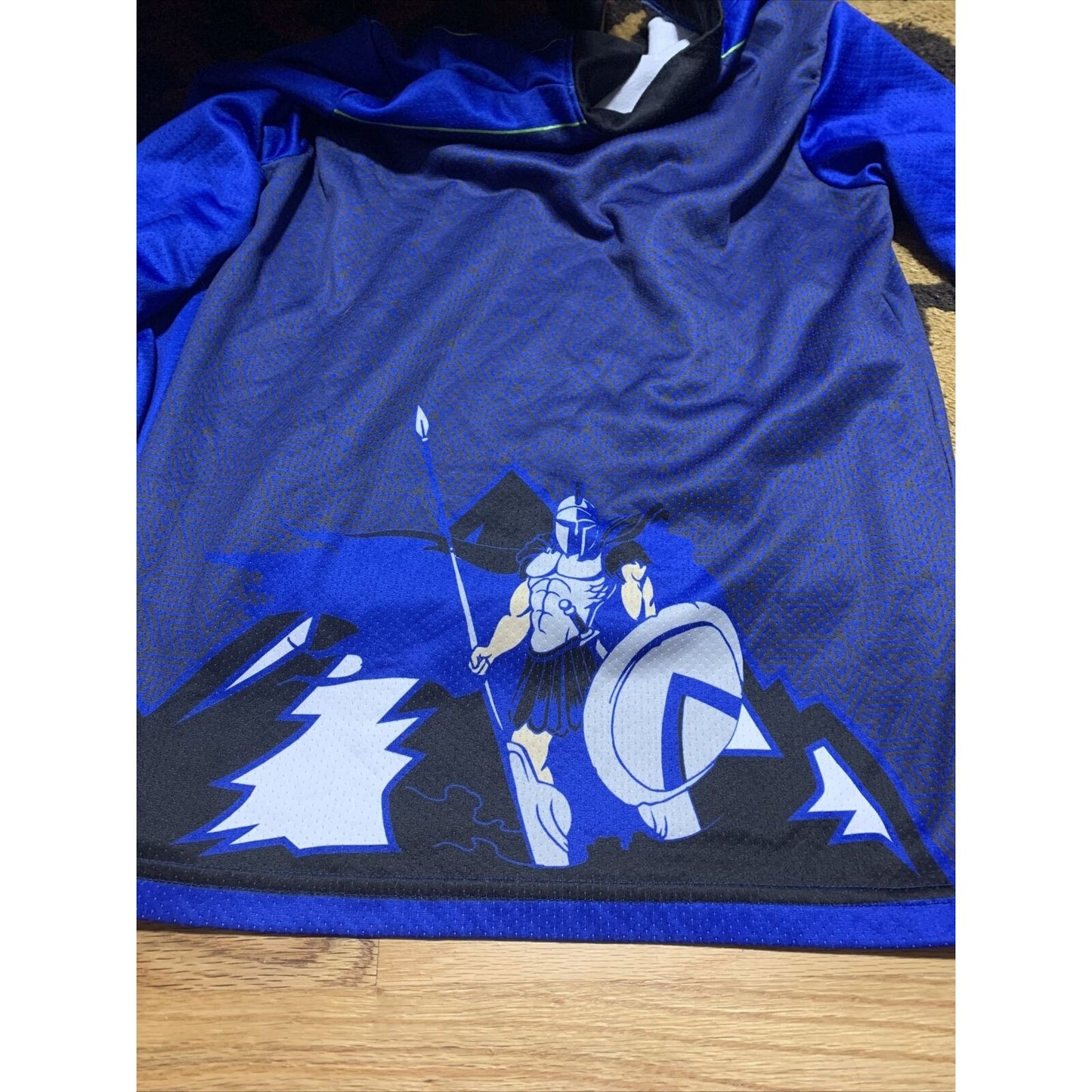 Spartan Elite Wreslting Jersey Top Men’s Small Blue