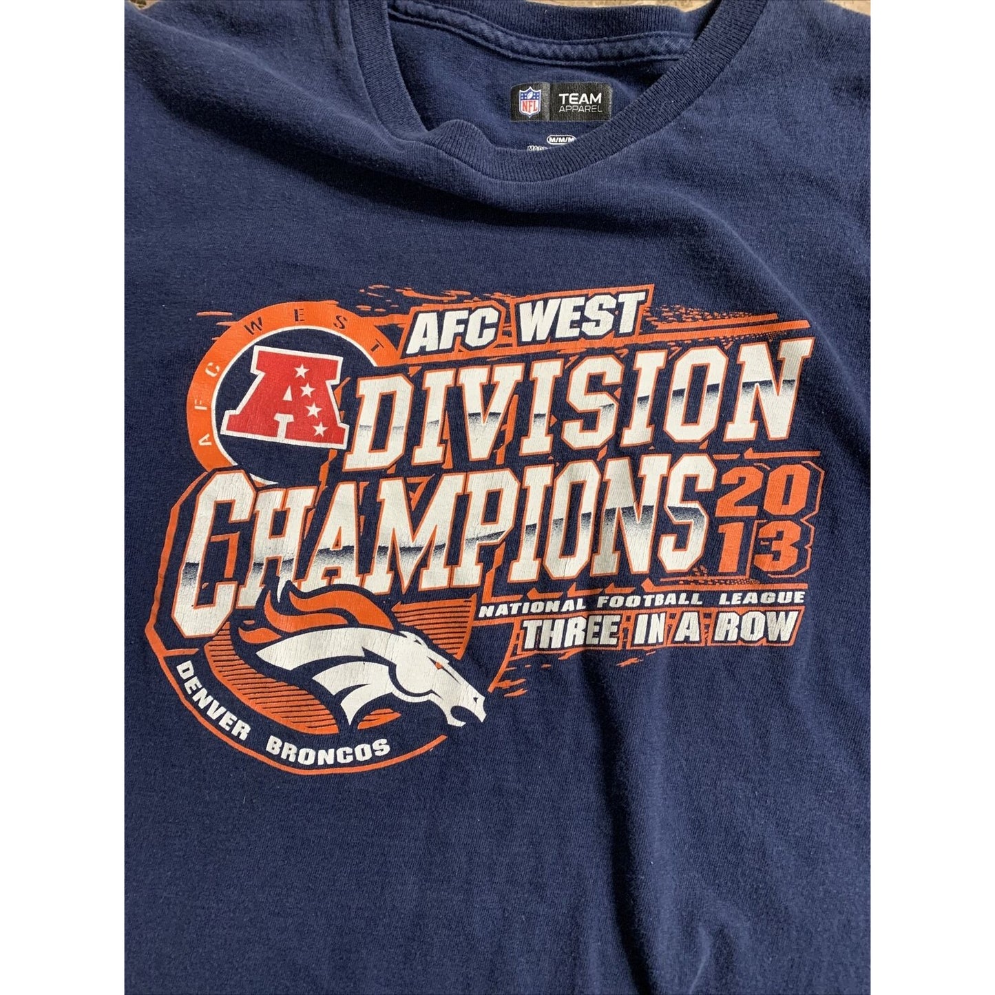 Men’s Denver Broncos 2013 AFC West Champs NFL Shirt