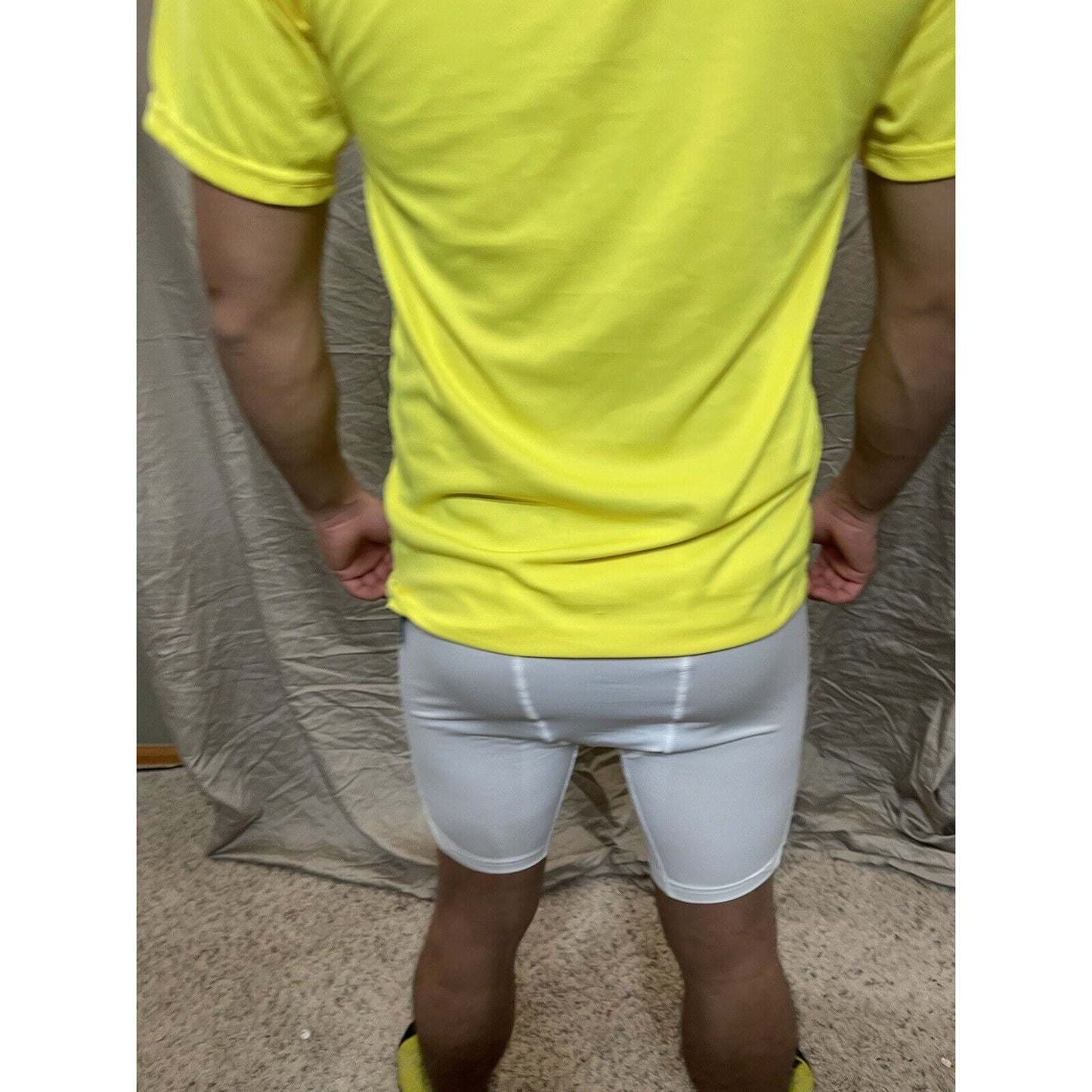 Men's Augusta Sportswear Moisture Management Athletic shirt Yellow Small