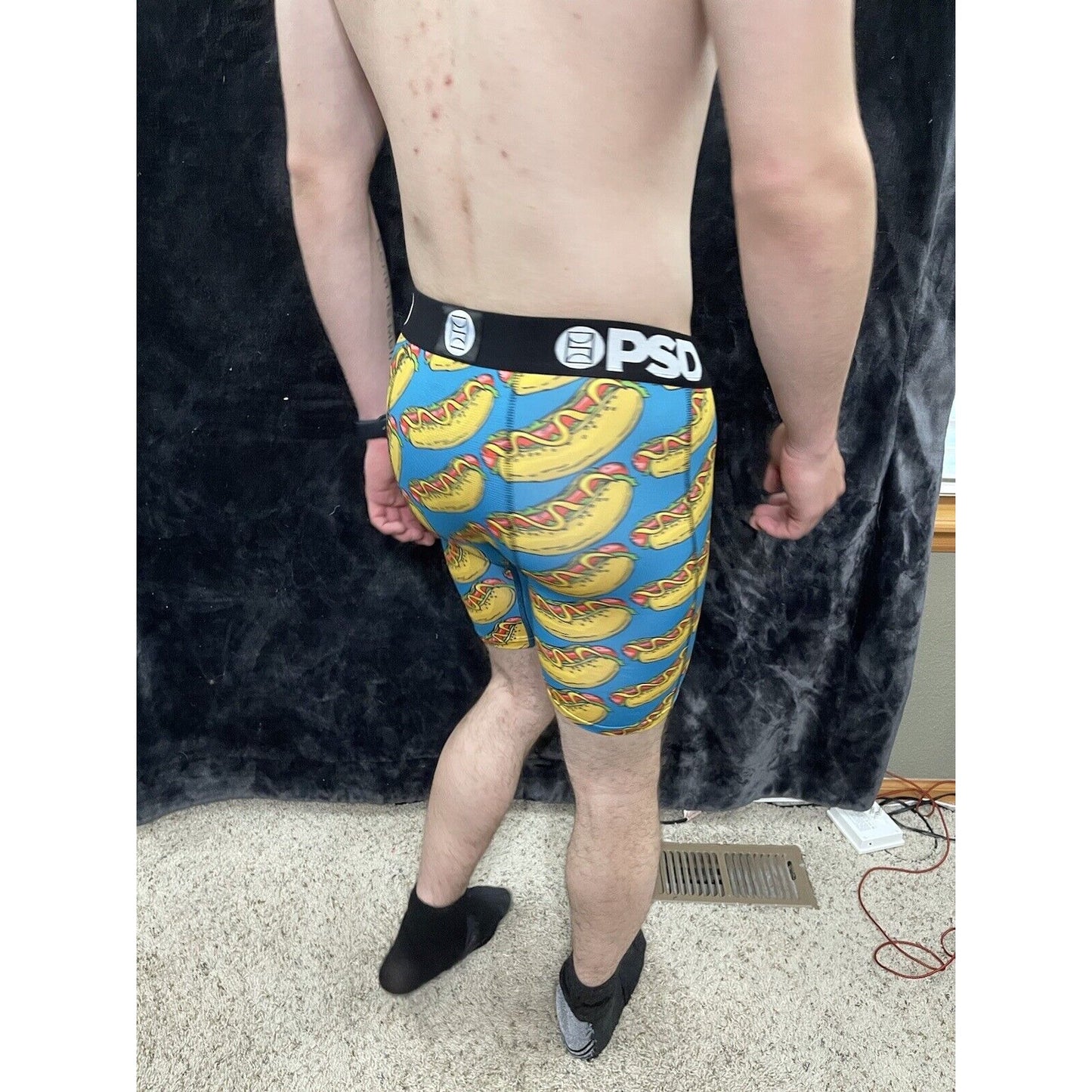 PSD Men's Size Medium Hot Dog Boxer Brief Underwear New