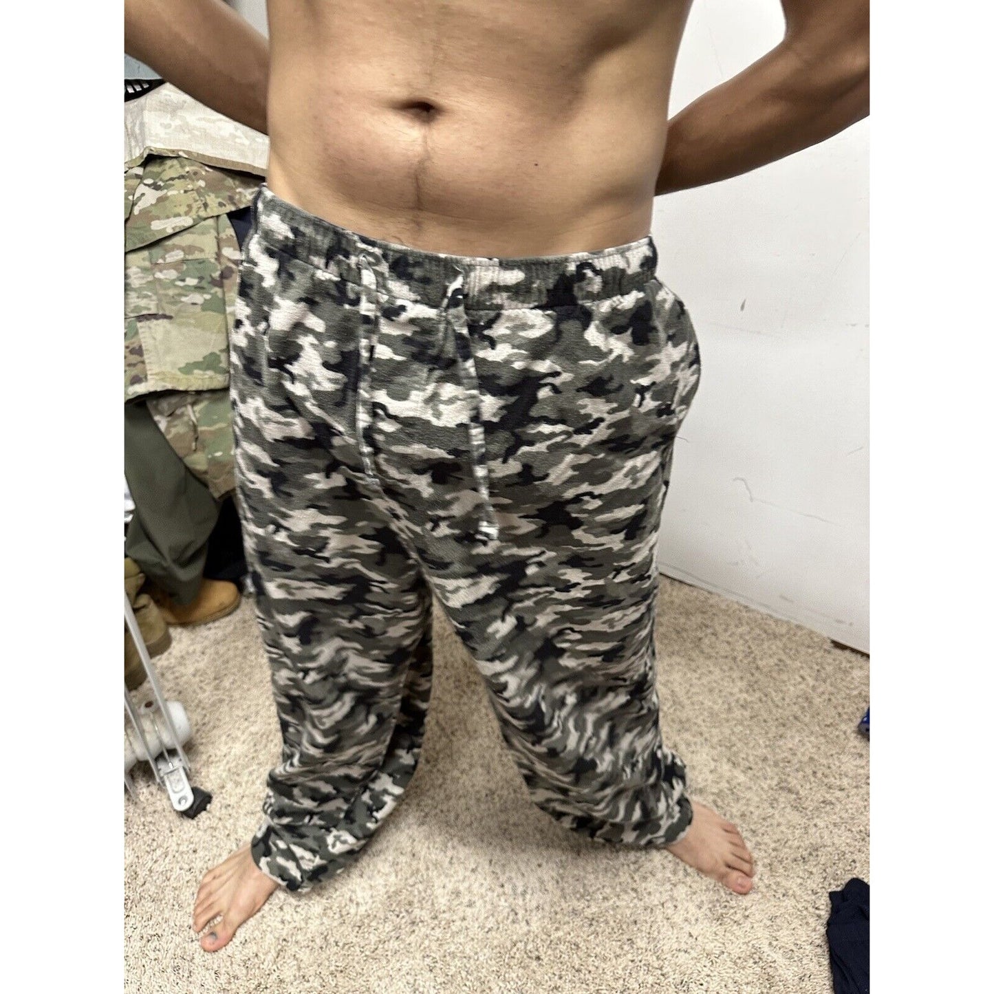 Men’s XXL Joe Boxer Camo Pajama Bottoms Lounge Pants With Pockets