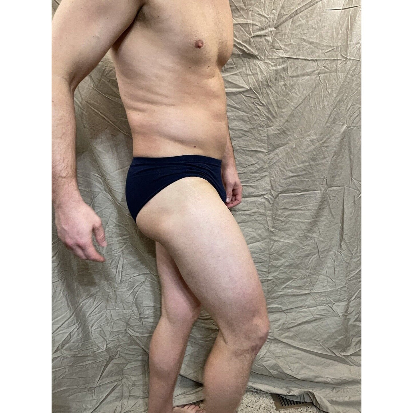 Men's papi small dark blue athletic cut briefs