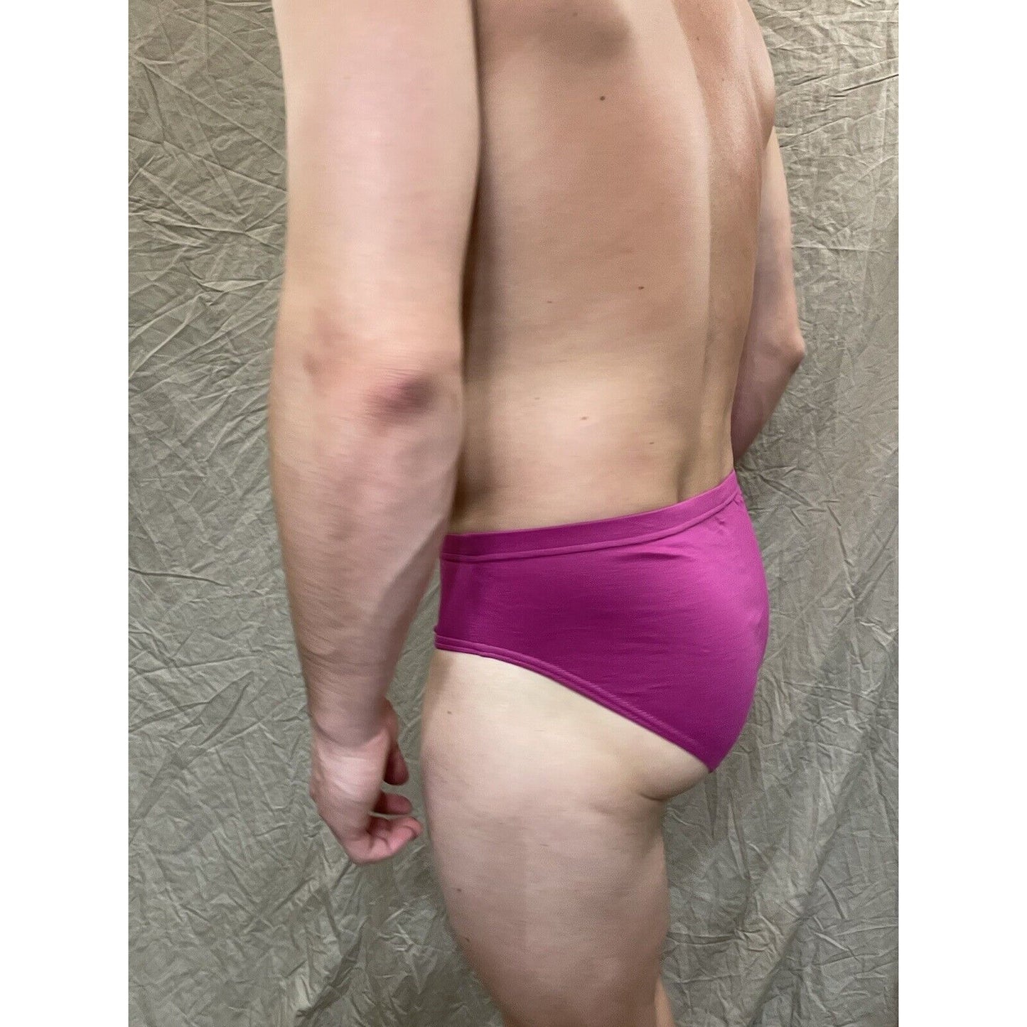 men's Pink papi large brief cotton