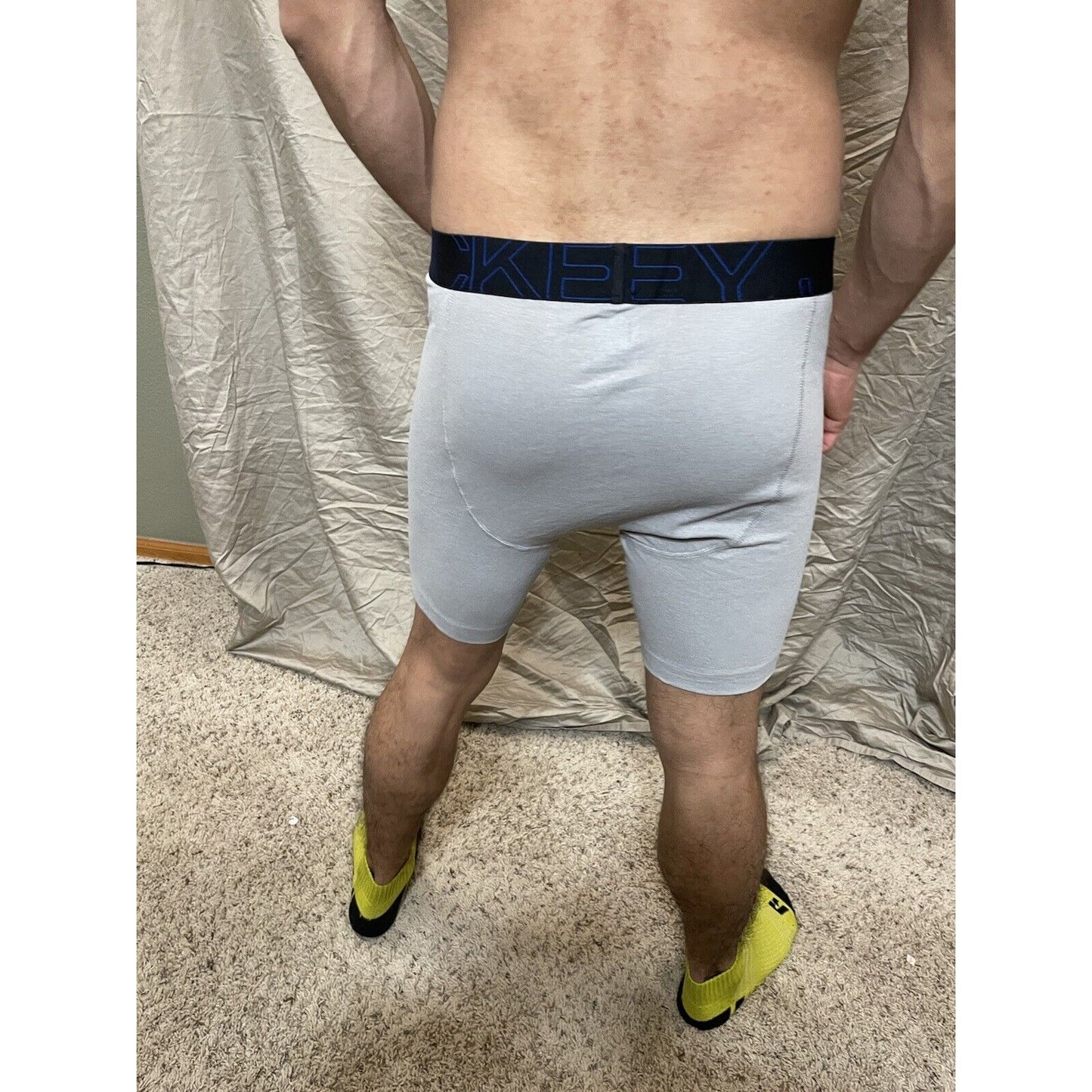 men's gray jockey boxer briefe medium Active blend